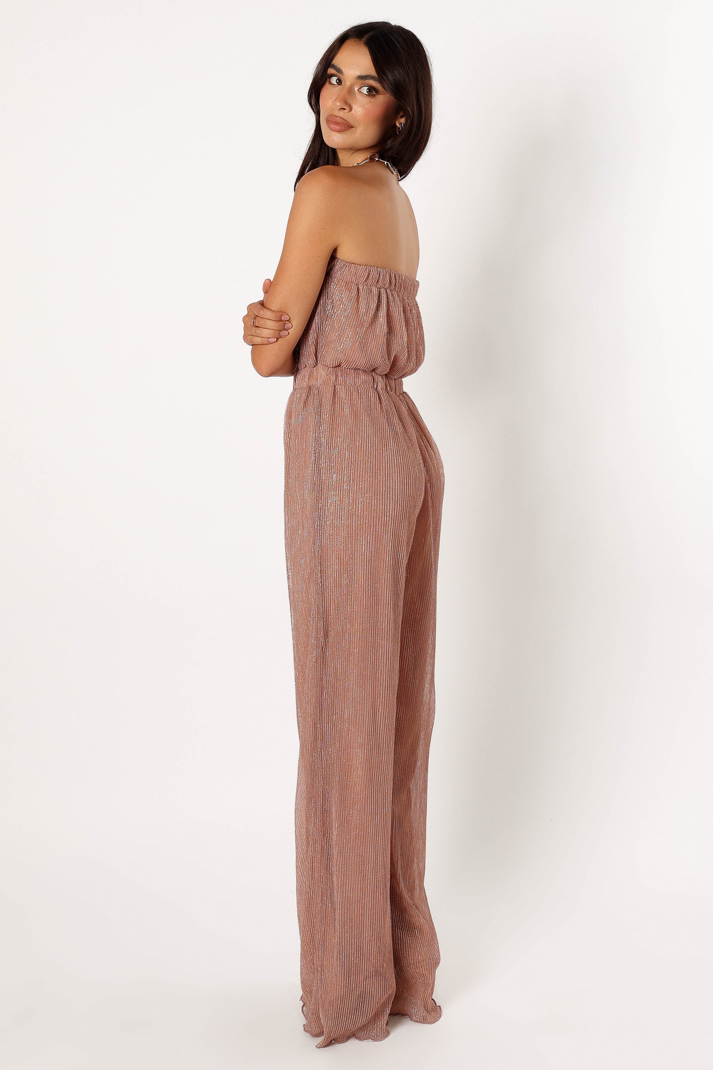 PLAYSUITS @Callie Jumpsuit - Rose Gold