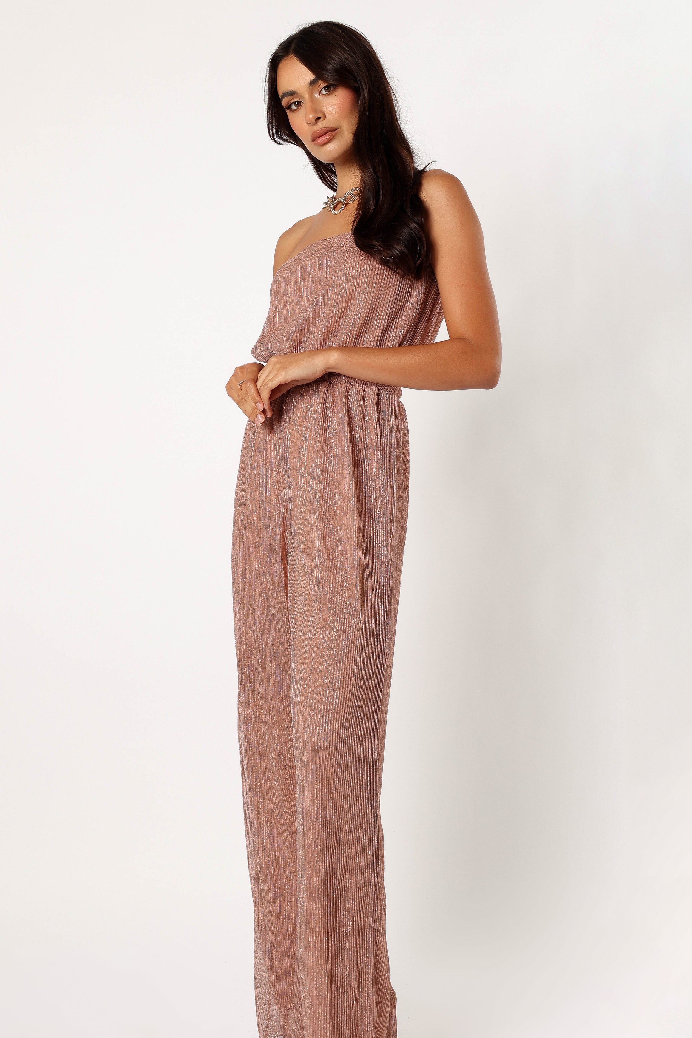 PLAYSUITS @Callie Jumpsuit - Rose Gold