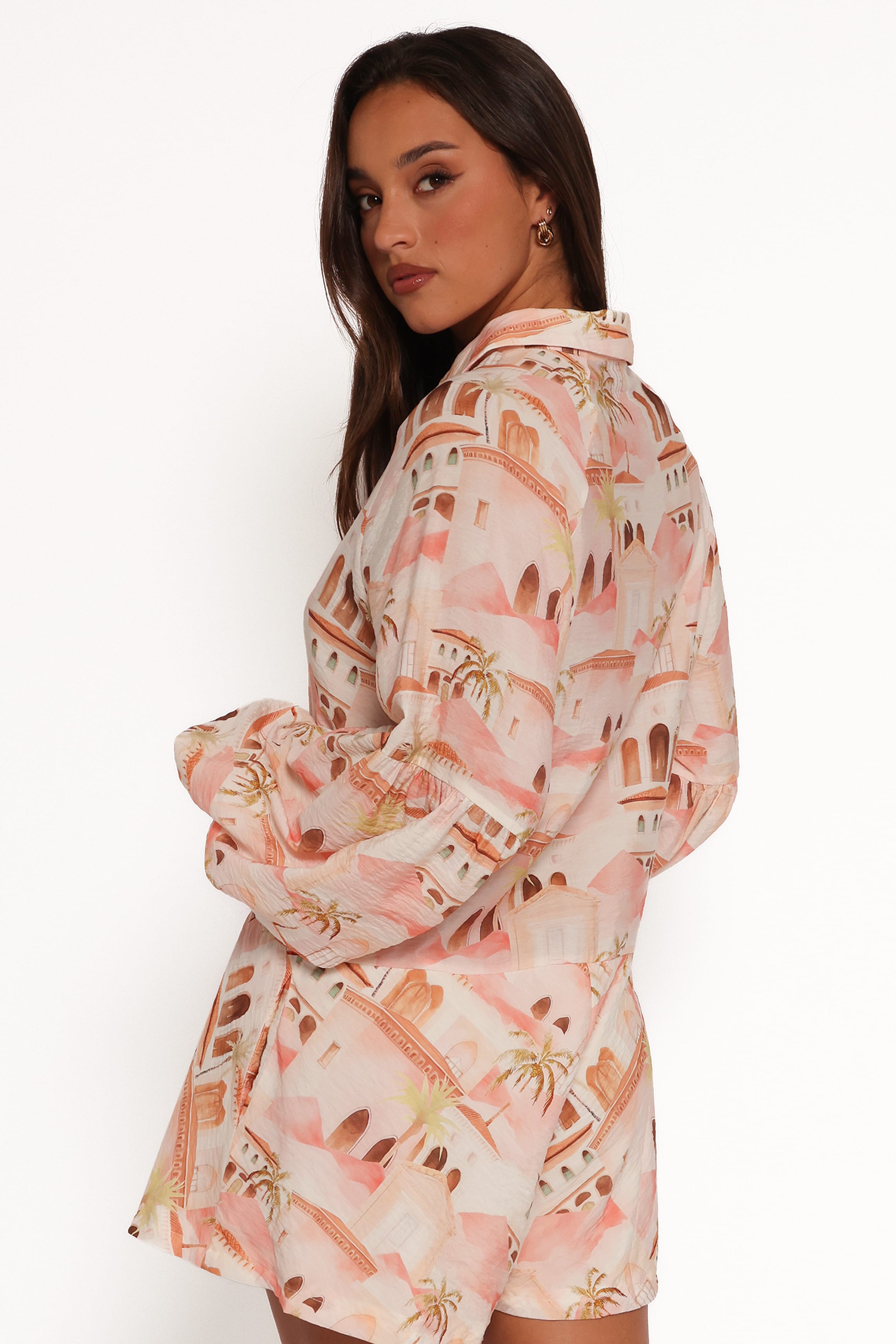 PLAYSUITS Cowper Playsuit - Tan Print