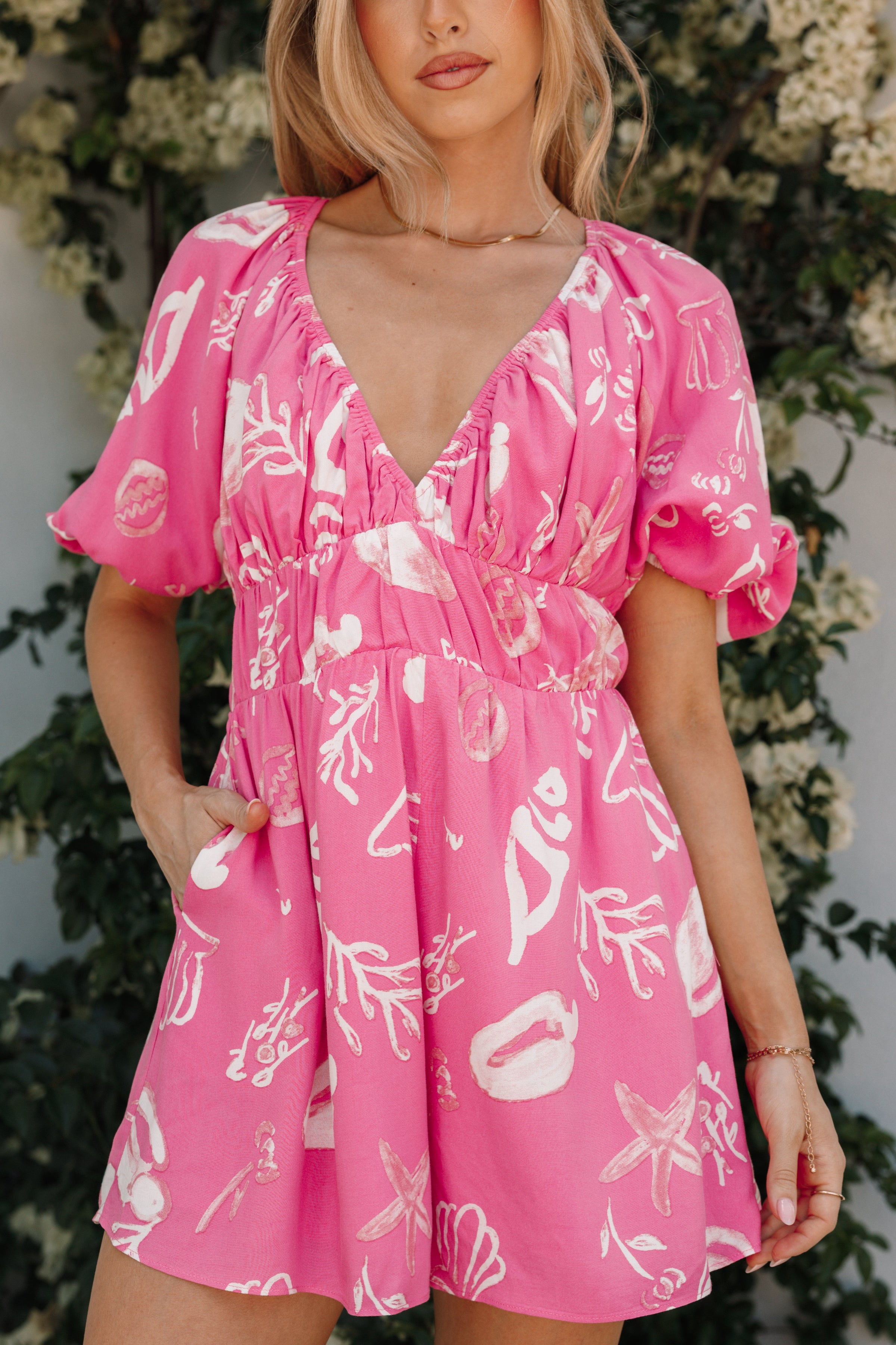 PLAYSUITS Dearlove Playsuit - Pink Shell