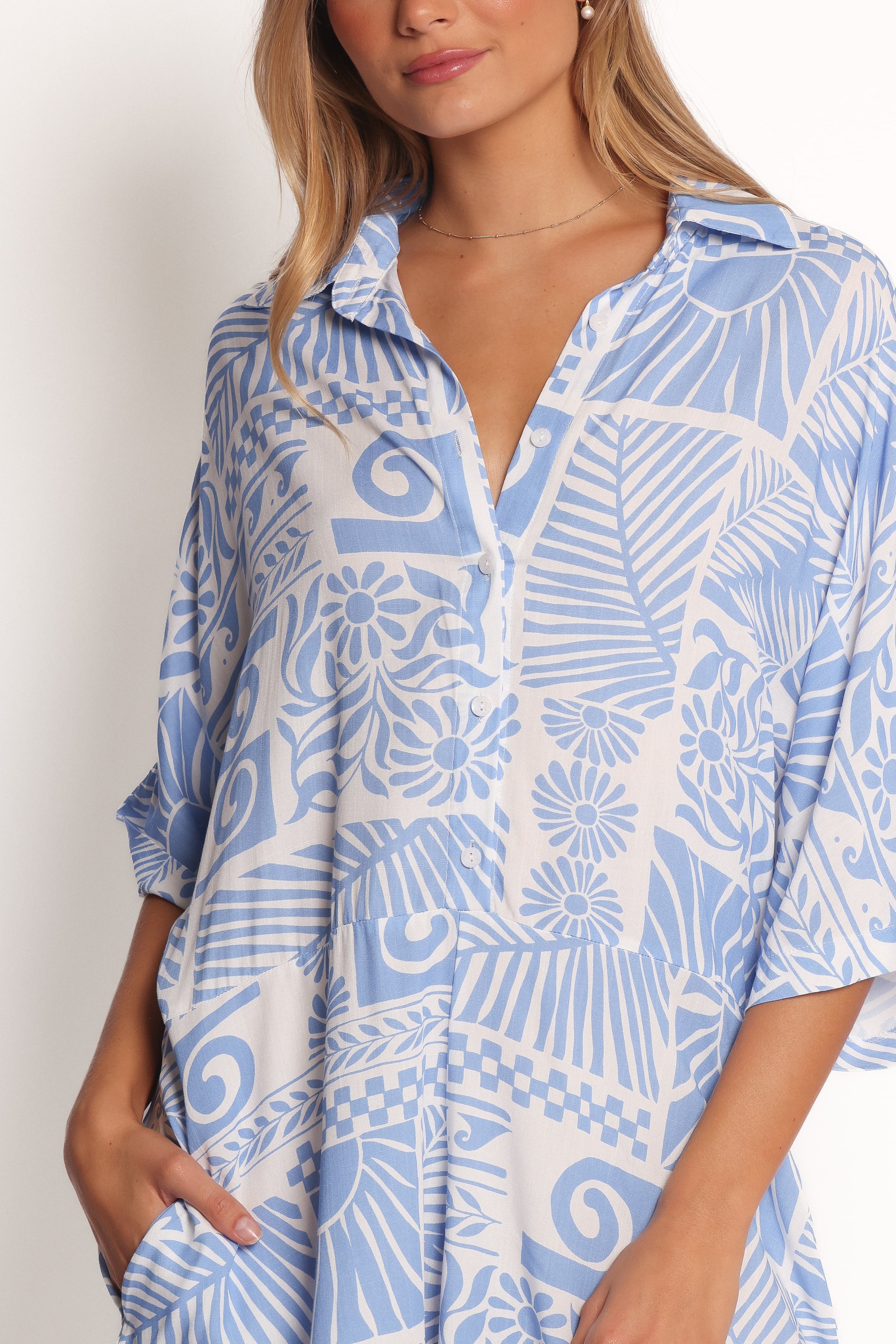 PLAYSUITS Ellisa Playsuit - Blue Floral