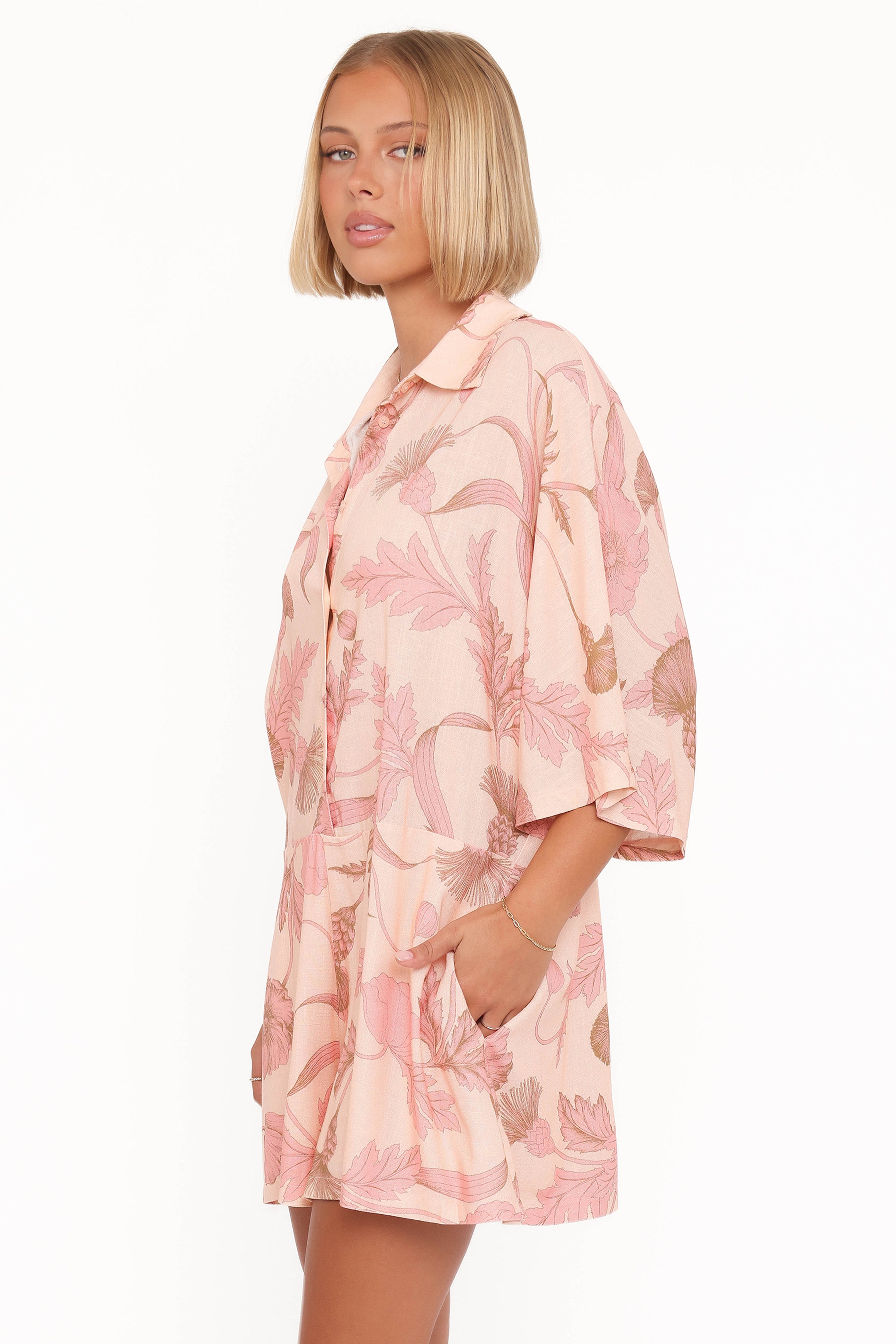 PLAYSUITS Ellisa Playsuit - Pink Floral