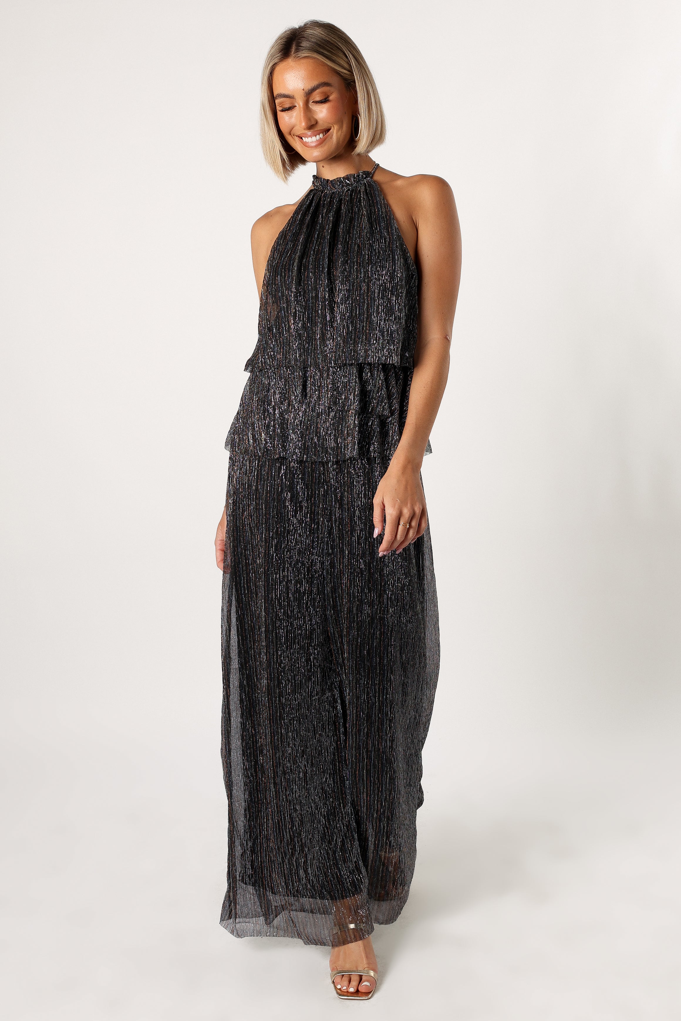 PLAYSUITS @Elly Halter Jumpsuit - Black