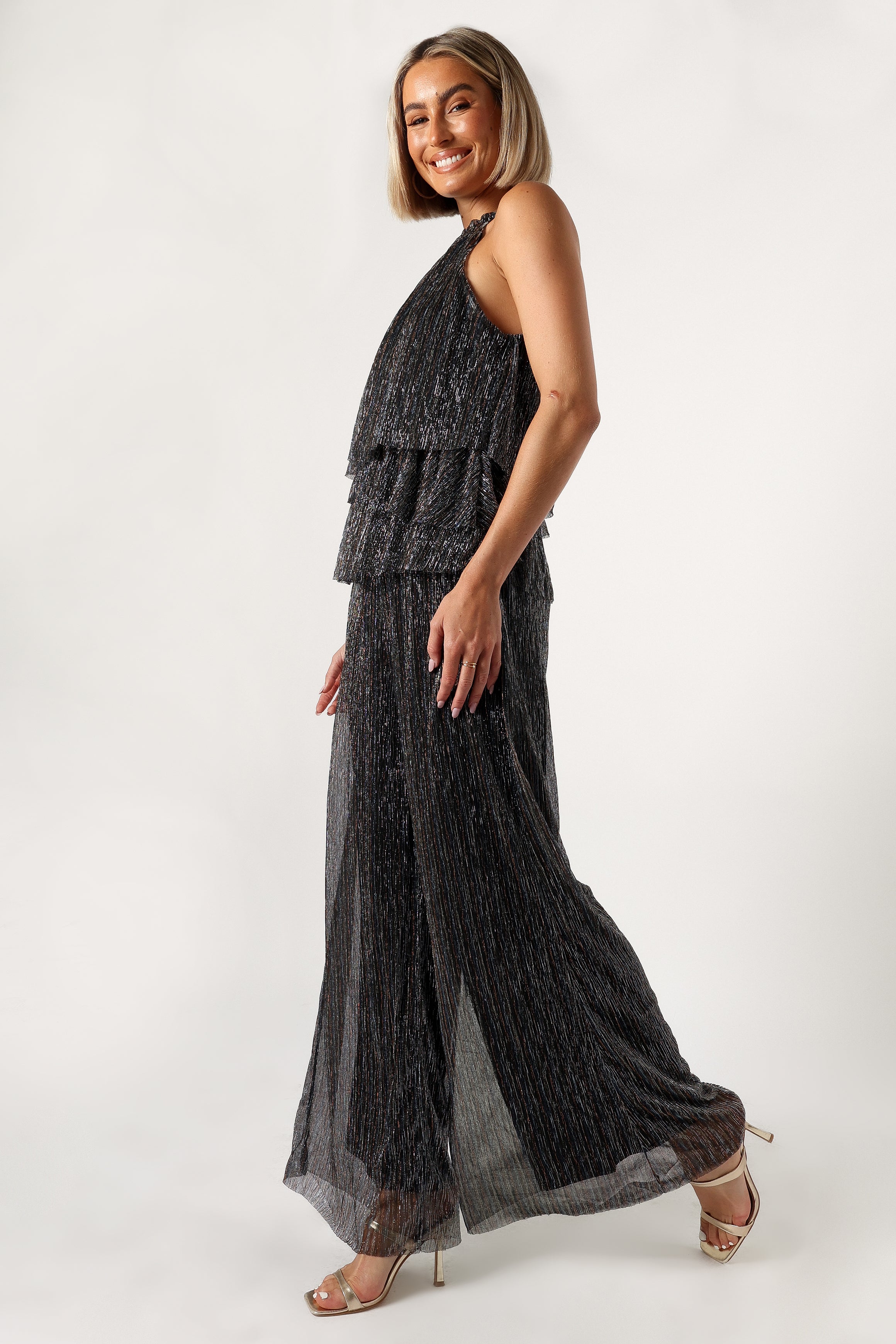 PLAYSUITS @Elly Halter Jumpsuit - Black