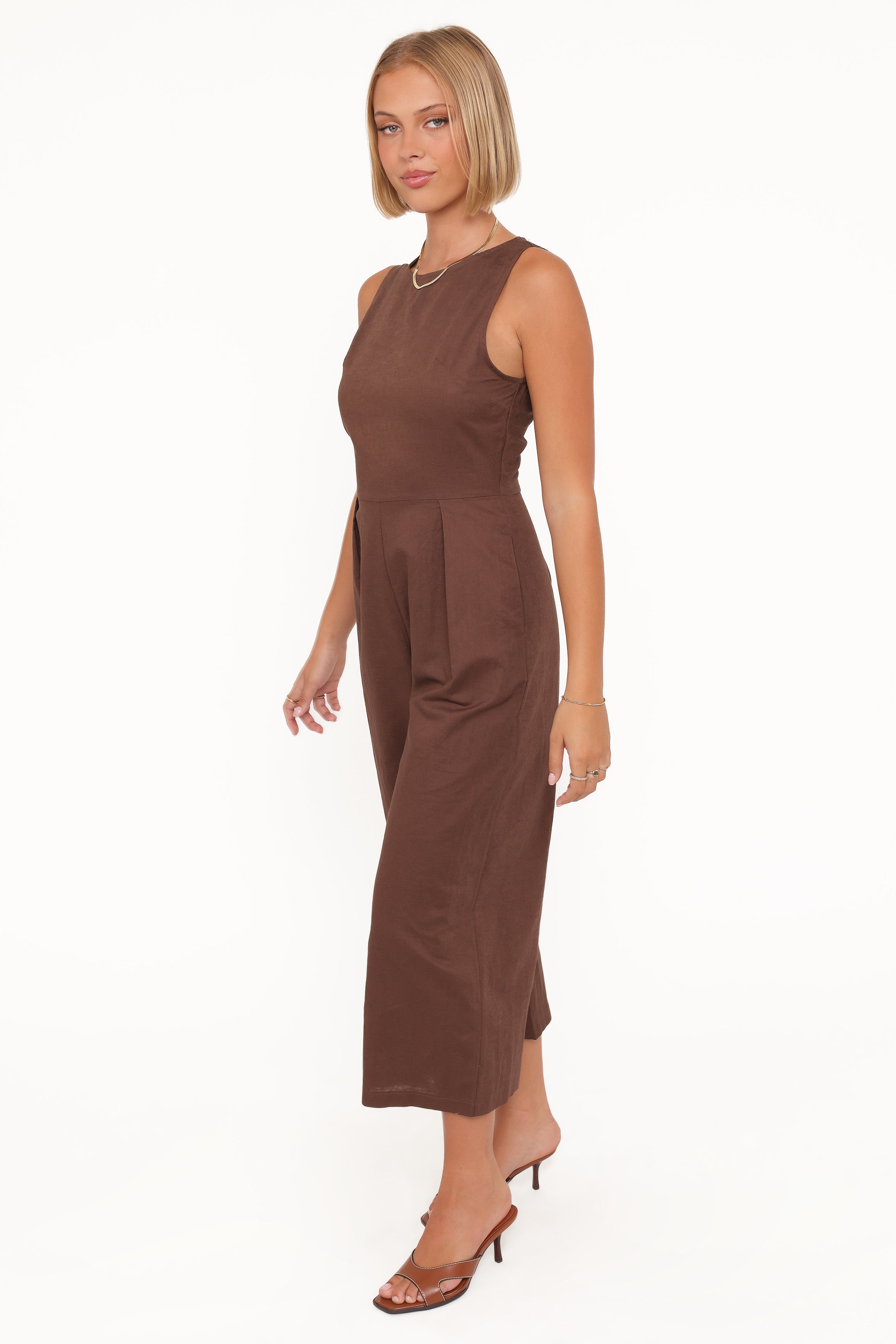 PLAYSUITS Ester Jumpsuit - Chocolate