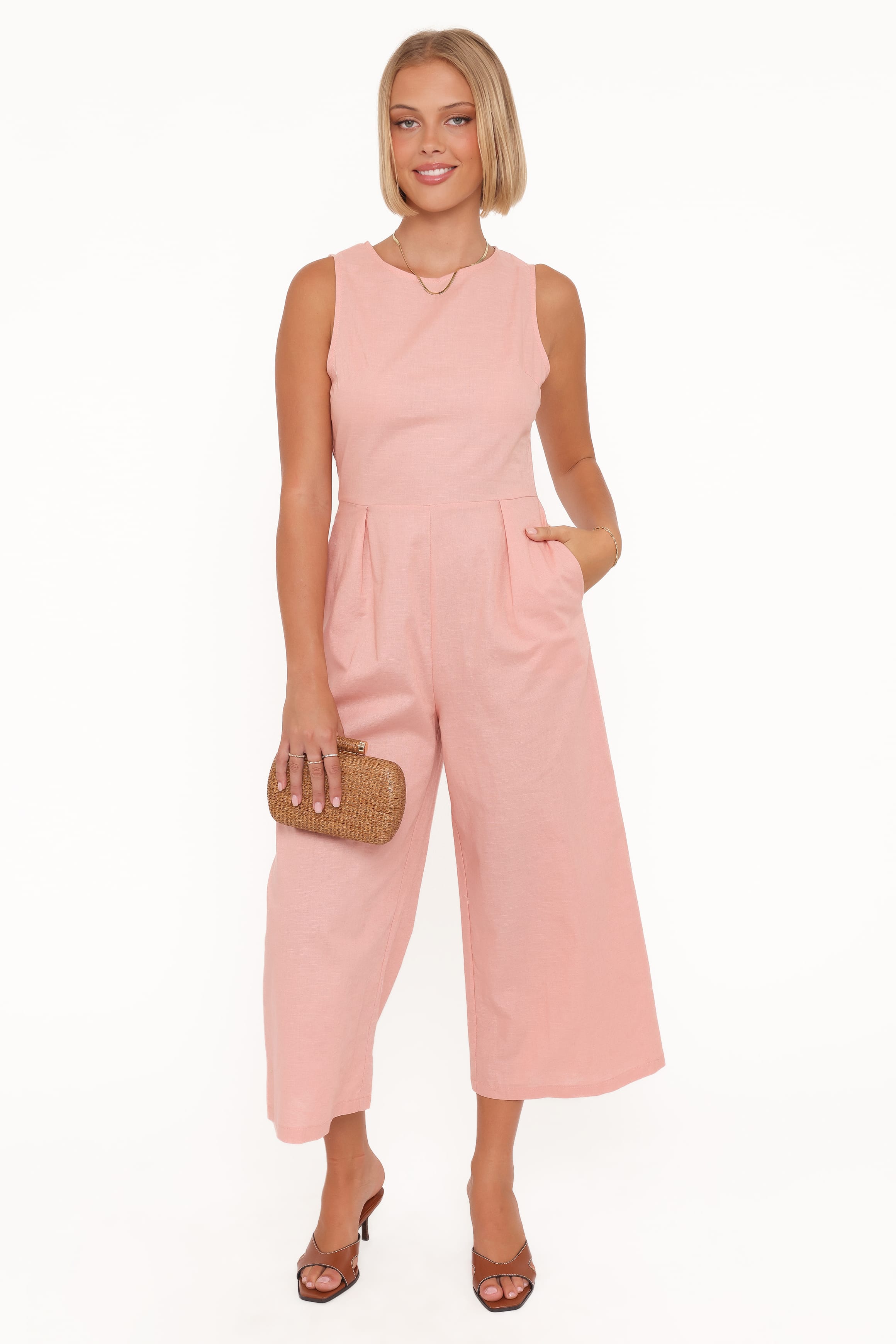 PLAYSUITS Ester Jumpsuit - Pale Pink
