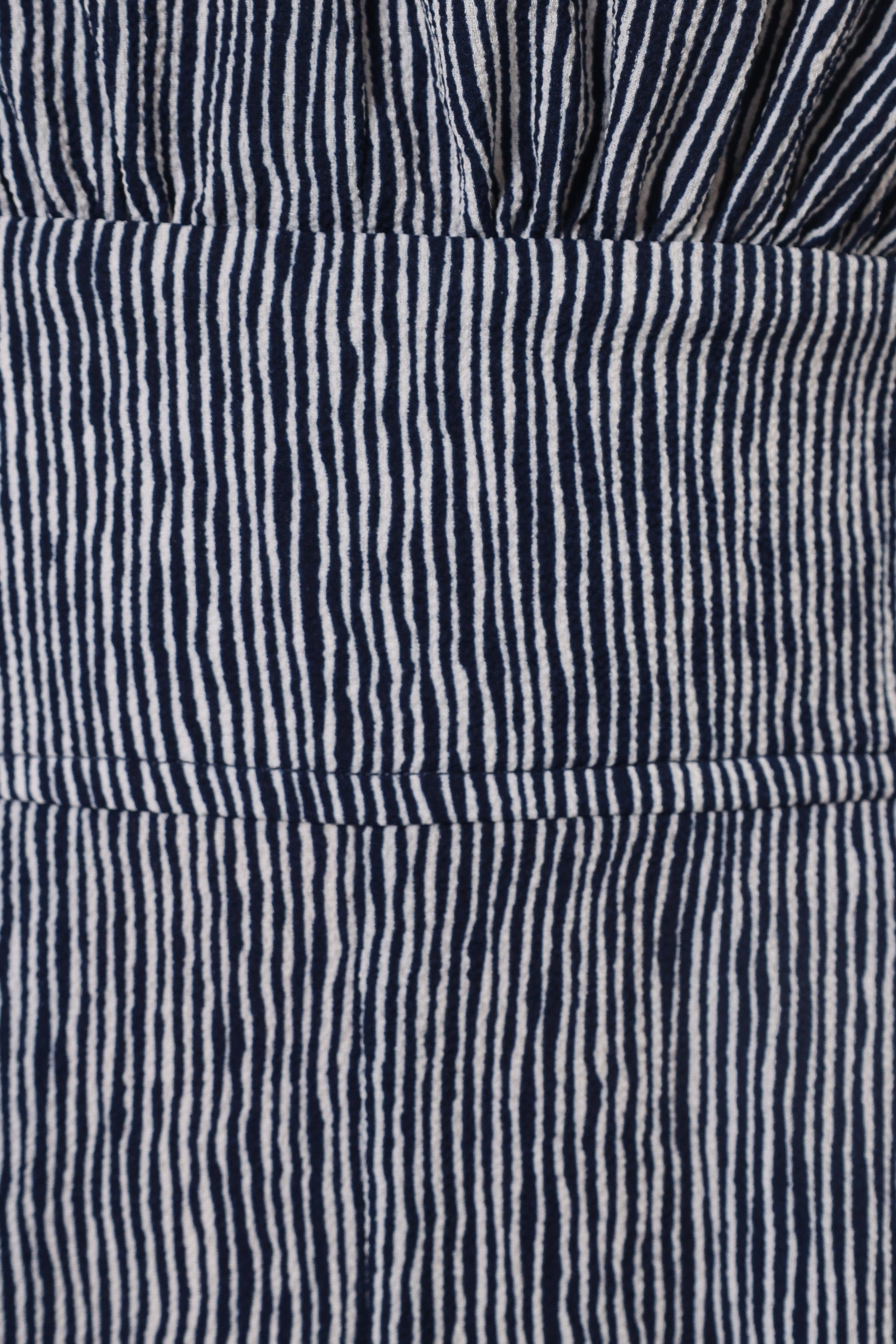 PLAYSUITS @Floria Jumpsuit - Navy White