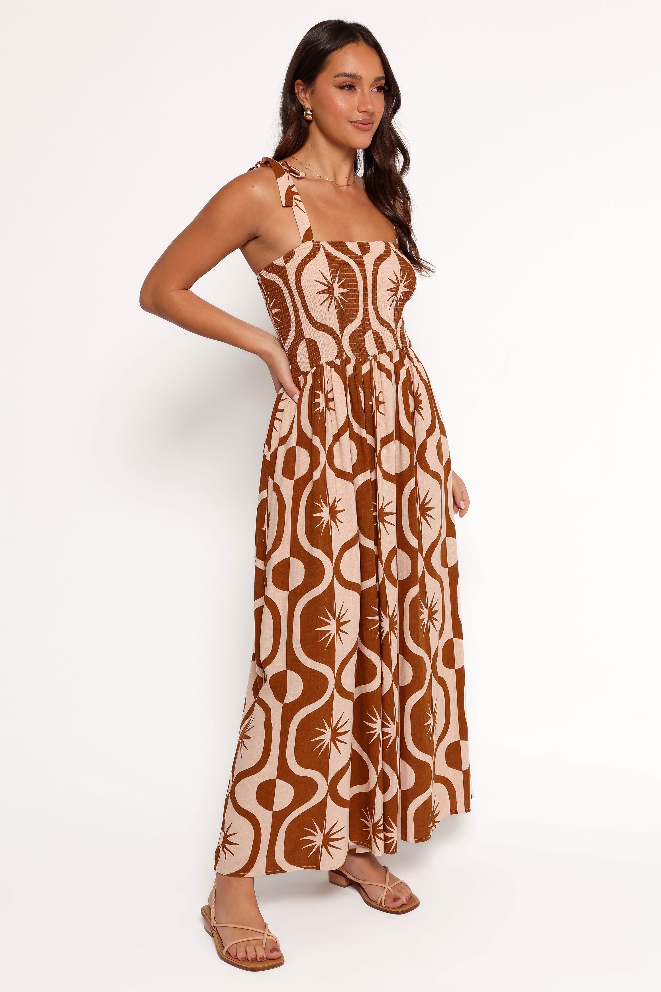 PLAYSUITS Ginelle Jumpsuit - Tan Print