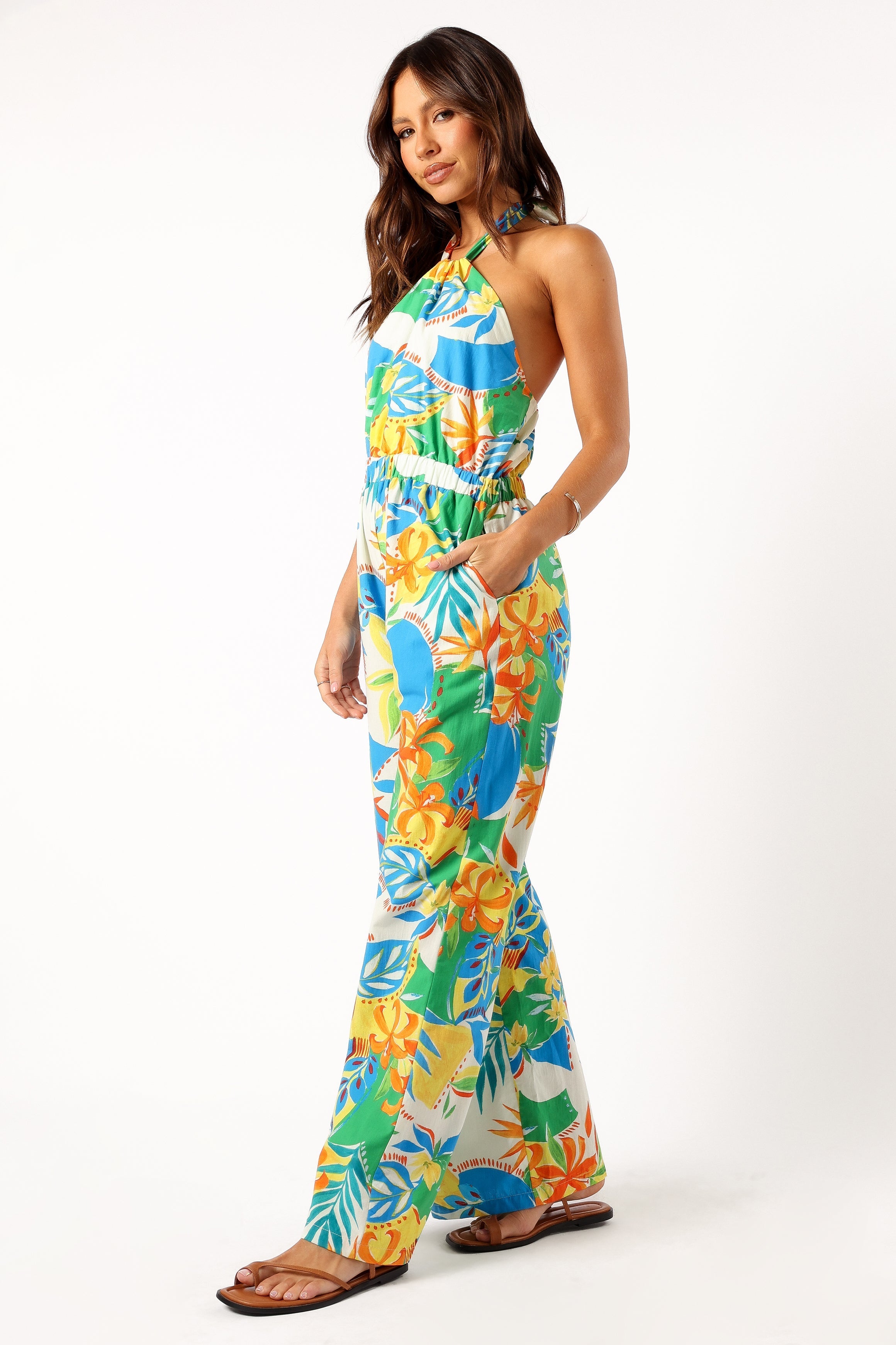 PLAYSUITS @Harriet Halter Jumpsuit - Malta Print