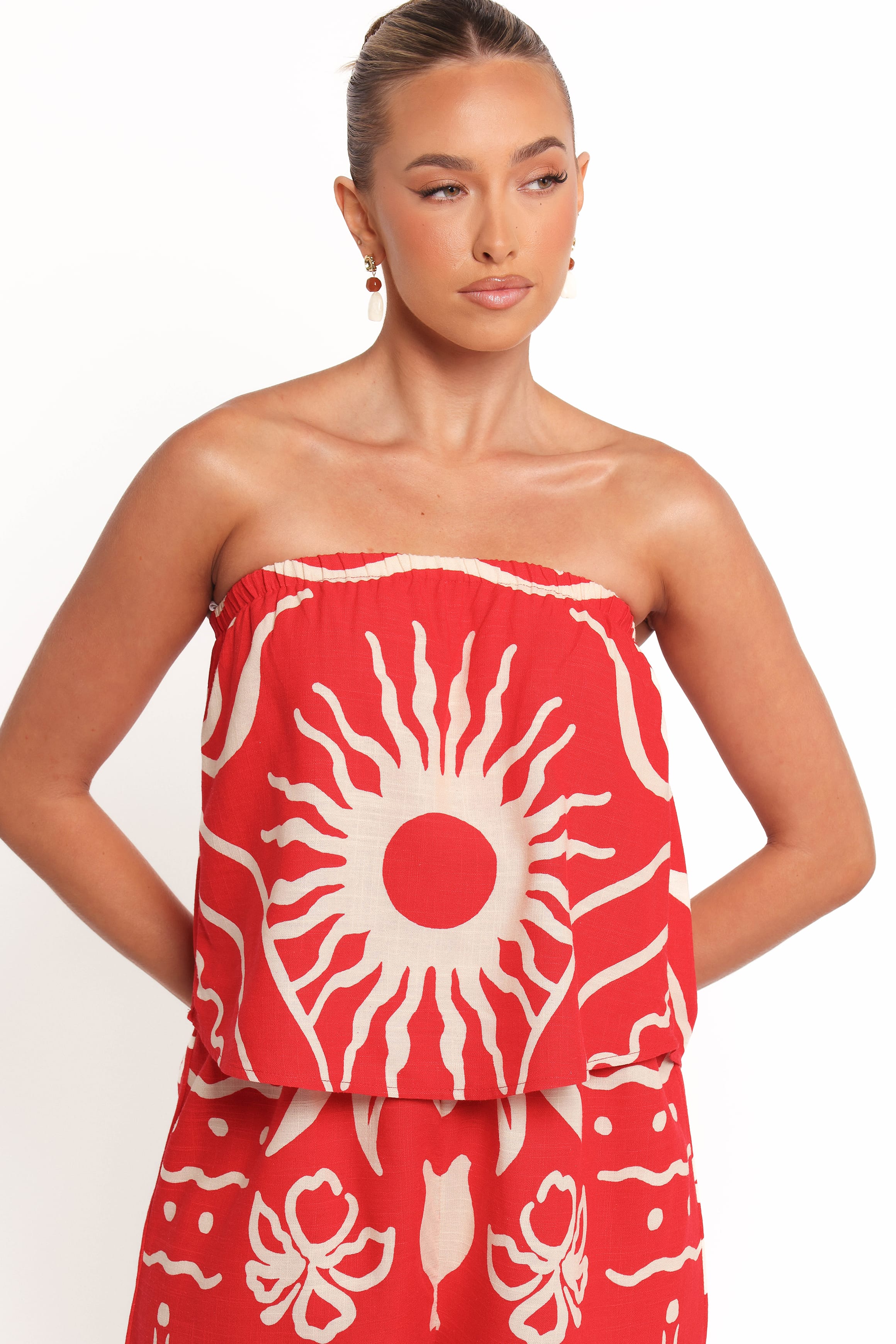 PLAYSUITS Herbie Strapless Playsuit - Sunburst