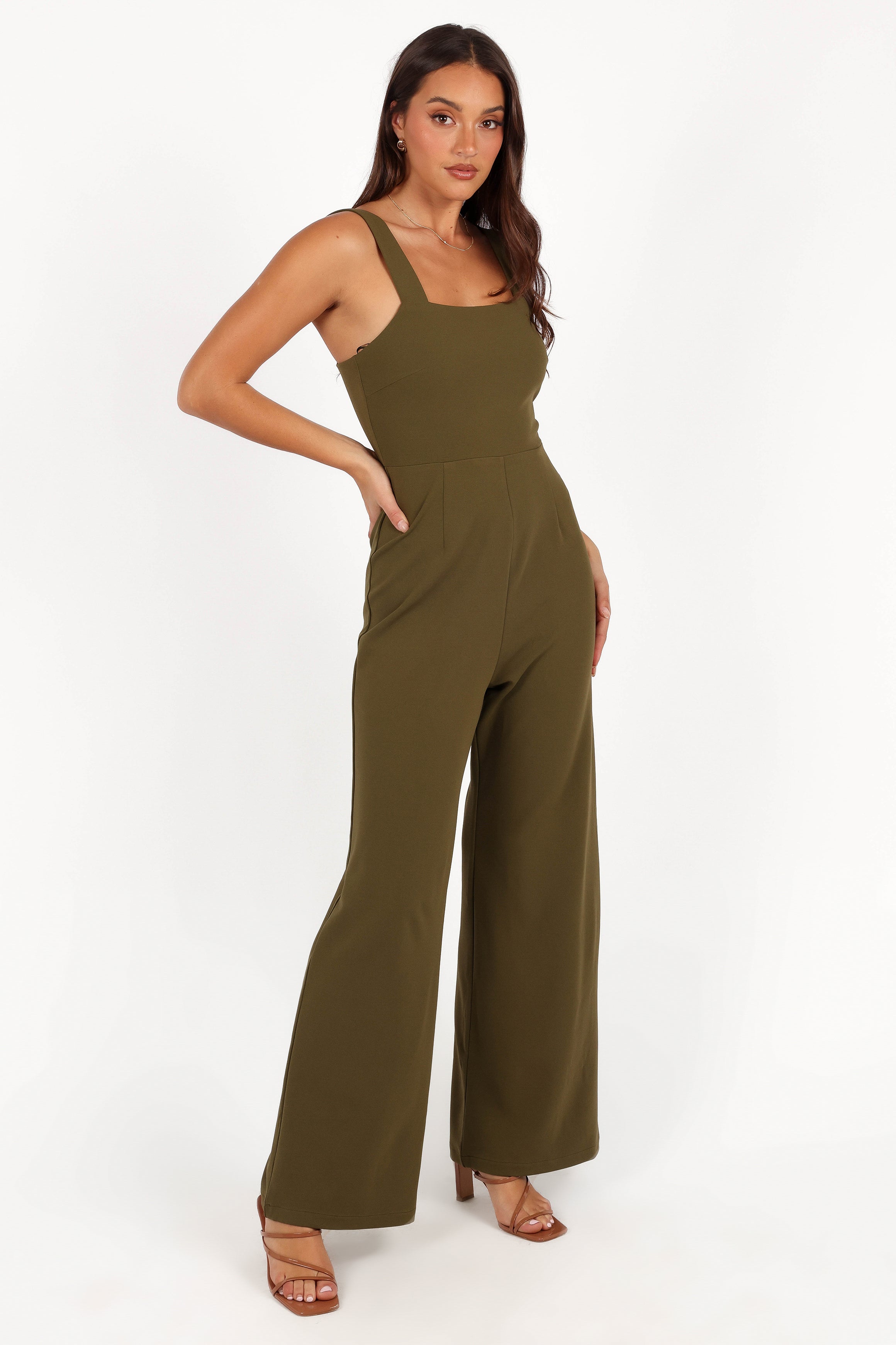 PLAYSUITS Hyatt Jumpsuit - Olive