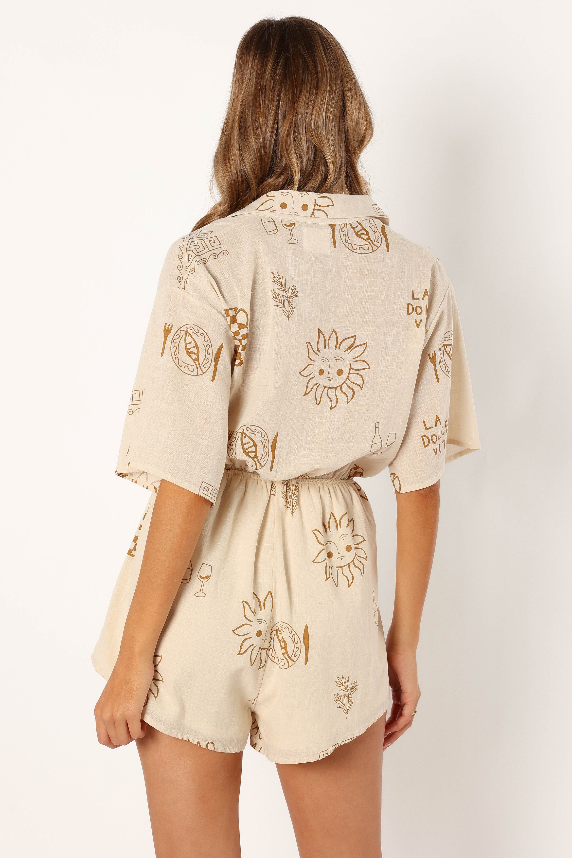 PLAYSUITS @Ilios Playsuit - Beige Tan