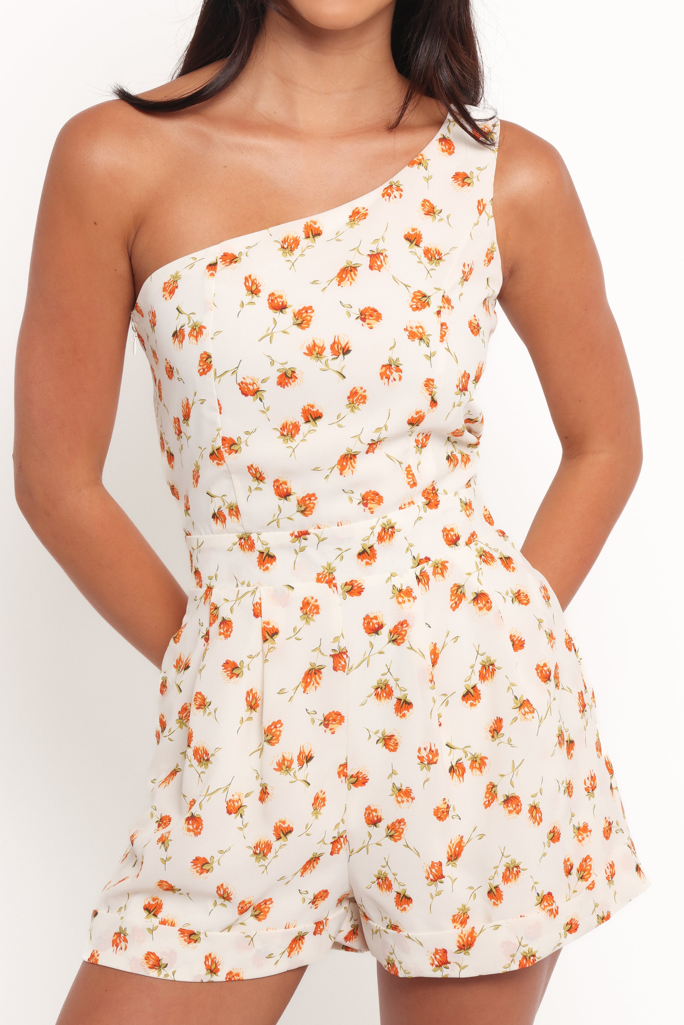 PLAYSUITS Jorja Playsuit - Cream Floral