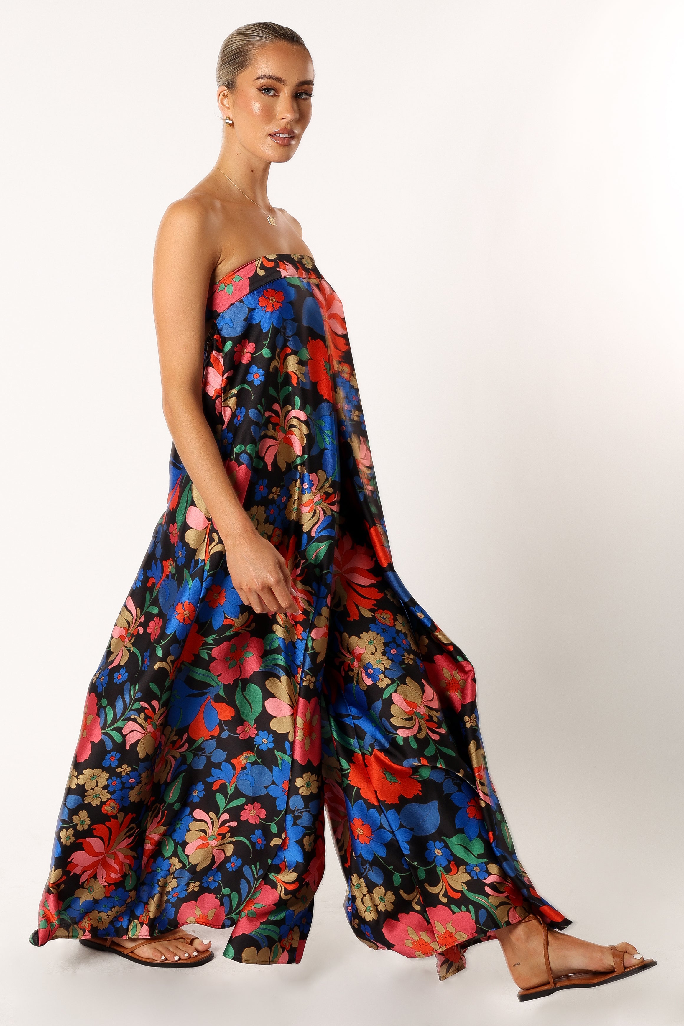 PLAYSUITS @Josephine Strapless Jumpsuit - Black