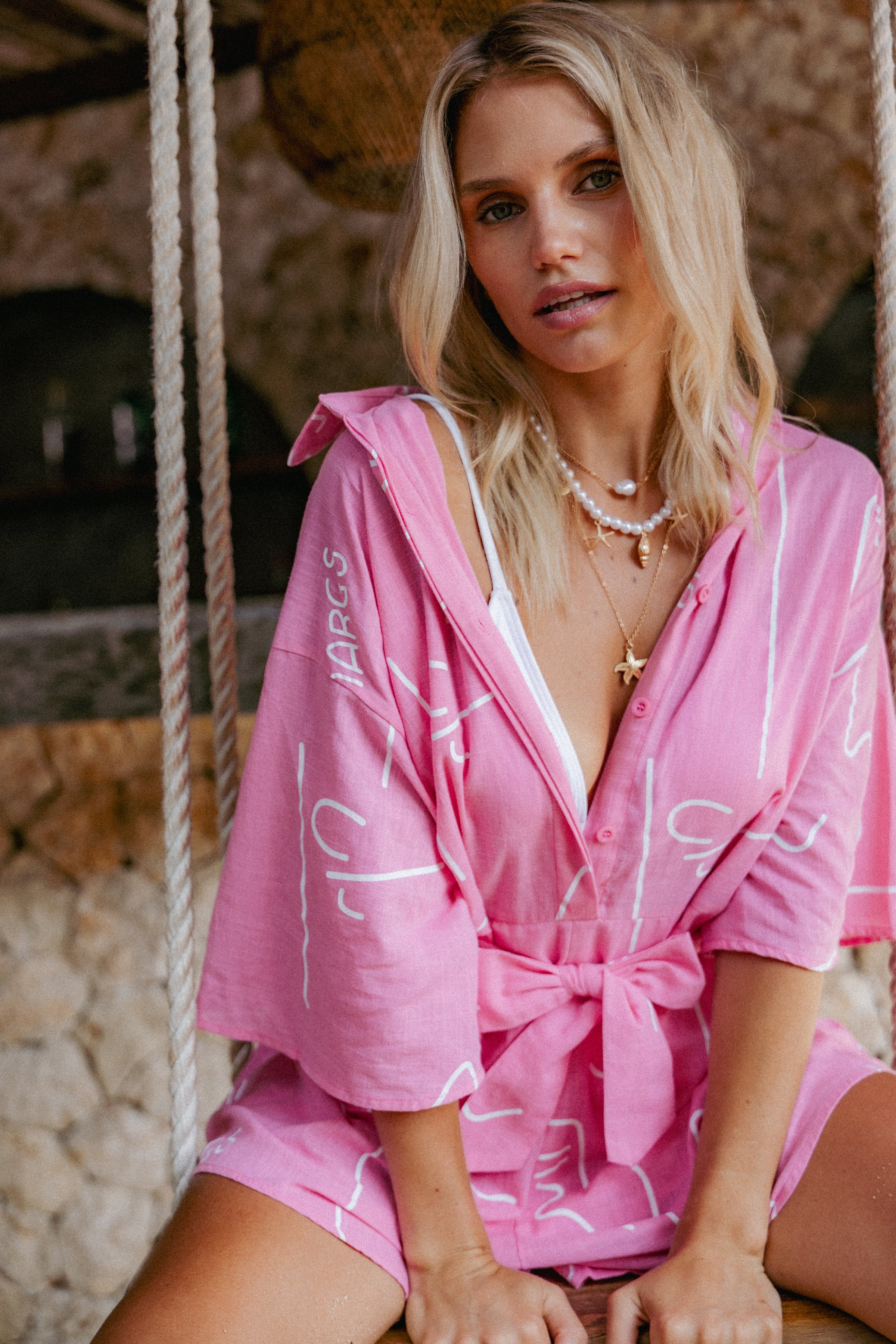 PLAYSUITS Kellie Playsuit - Pink