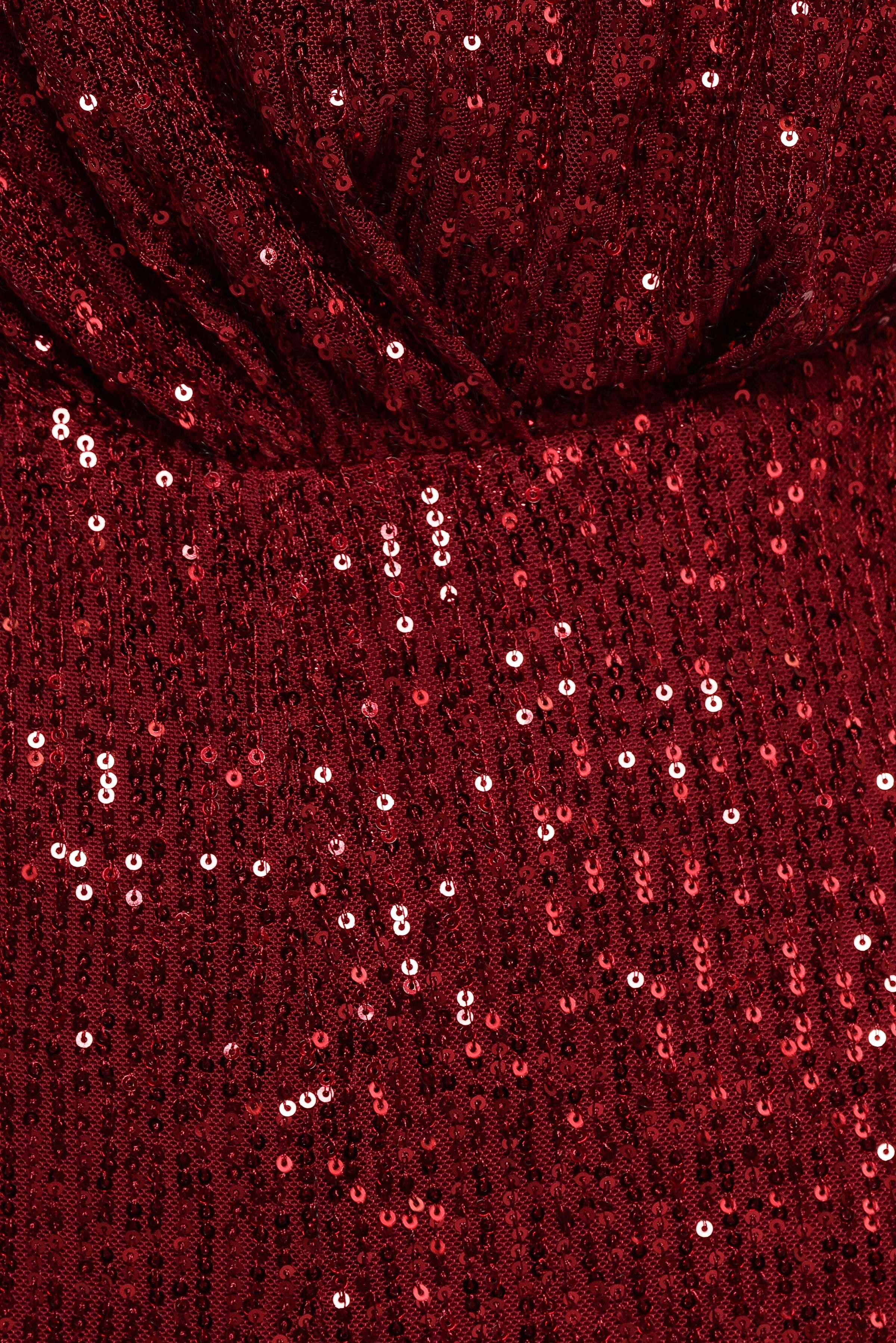 PLAYSUITS Khianna Sequin One Shoulder Jumpsuit - Red