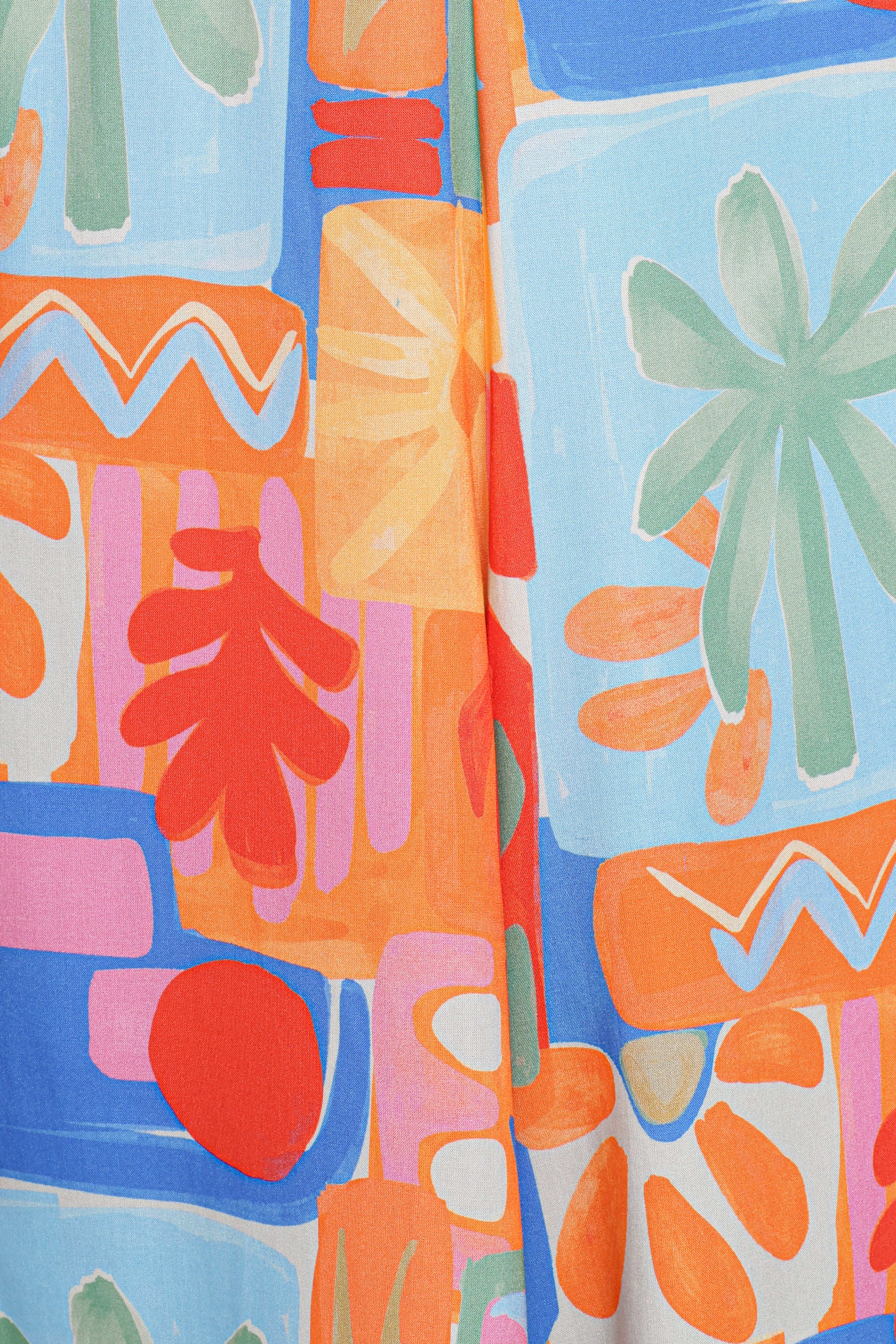 PLAYSUITS Kiki Wide Leg Jumpsuit - Orange Colorwave