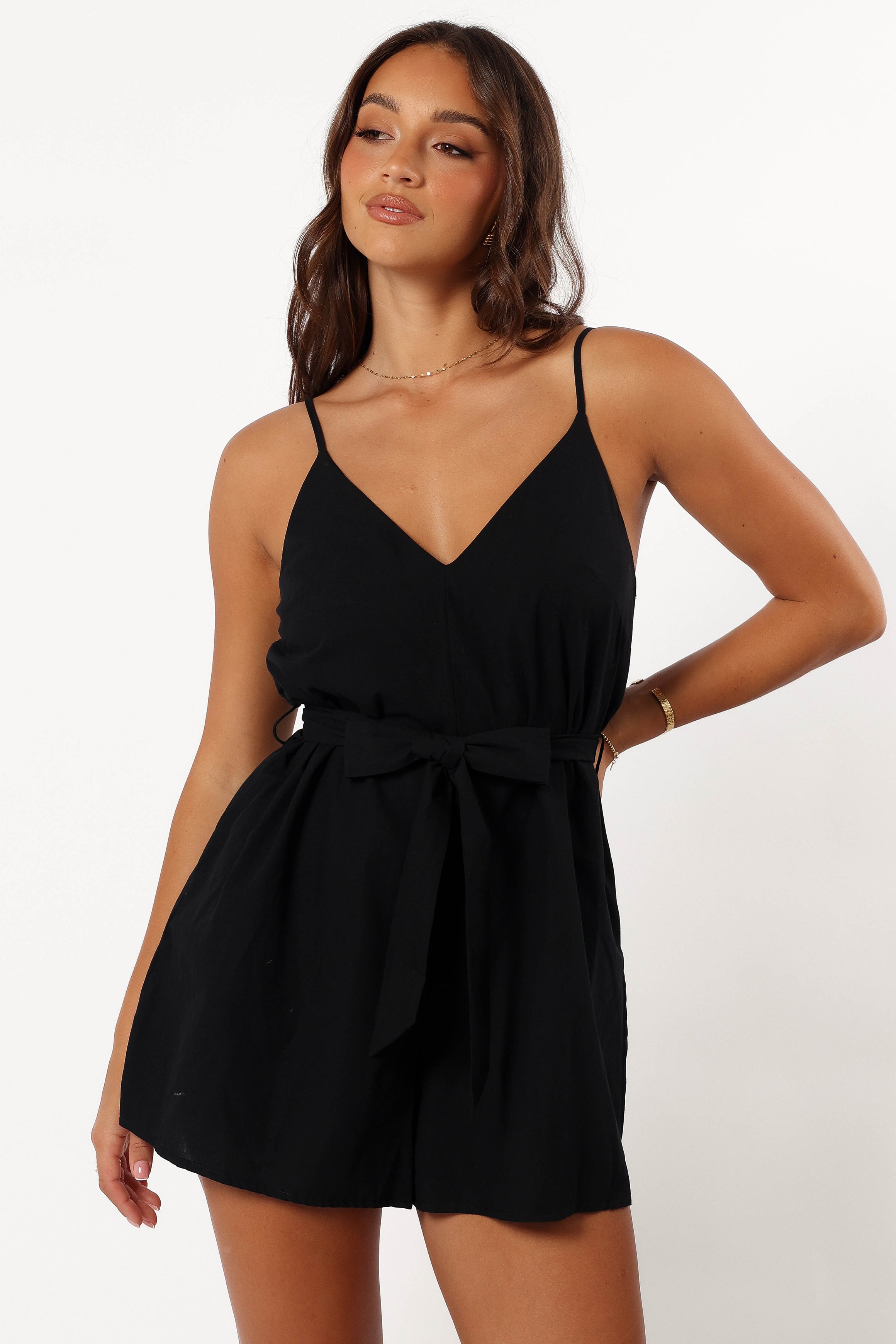 PLAYSUITS @Laddie Playsuit - Black (Hold for Euro Summer)
