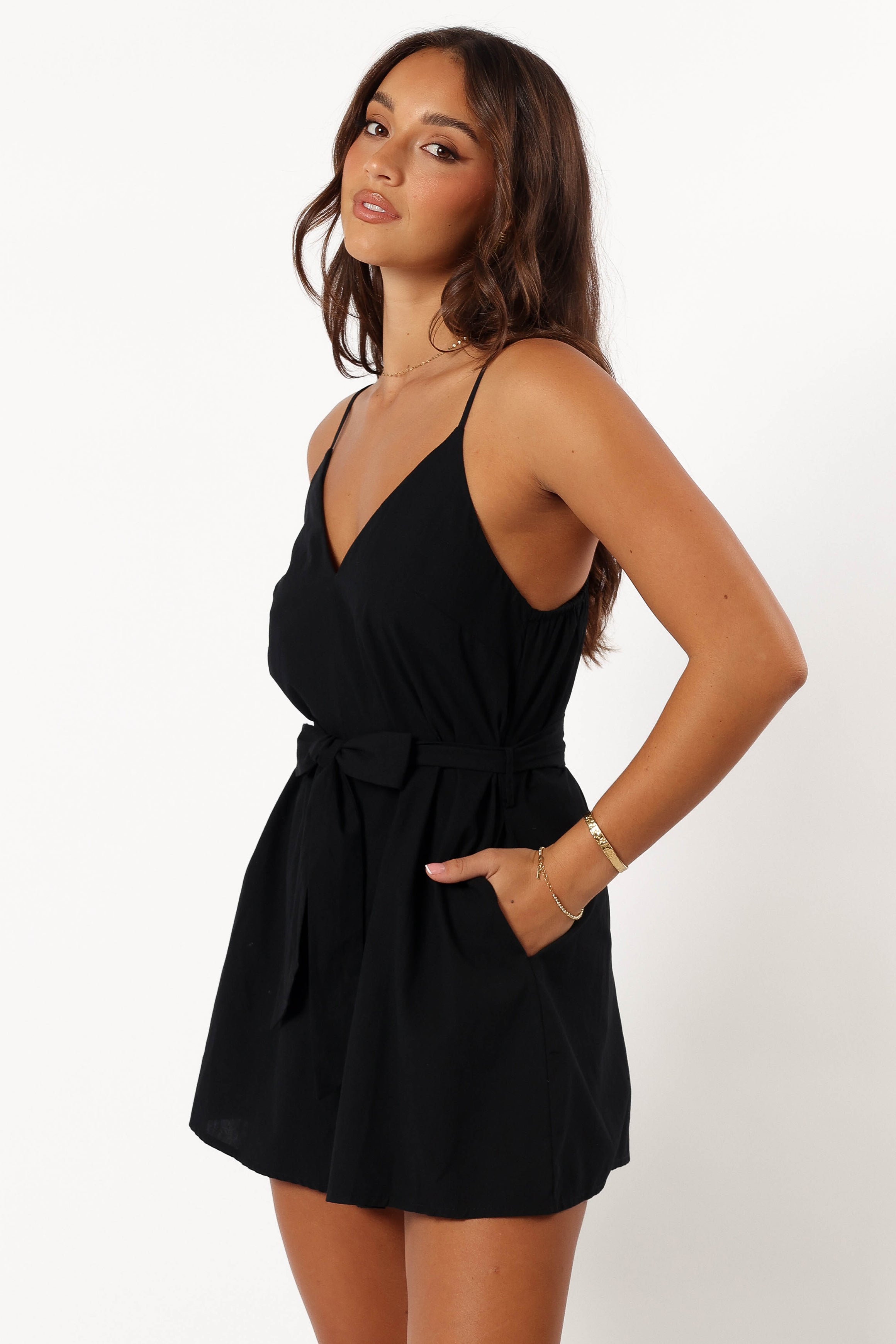 PLAYSUITS @Laddie Playsuit - Black (Hold for Euro Summer)