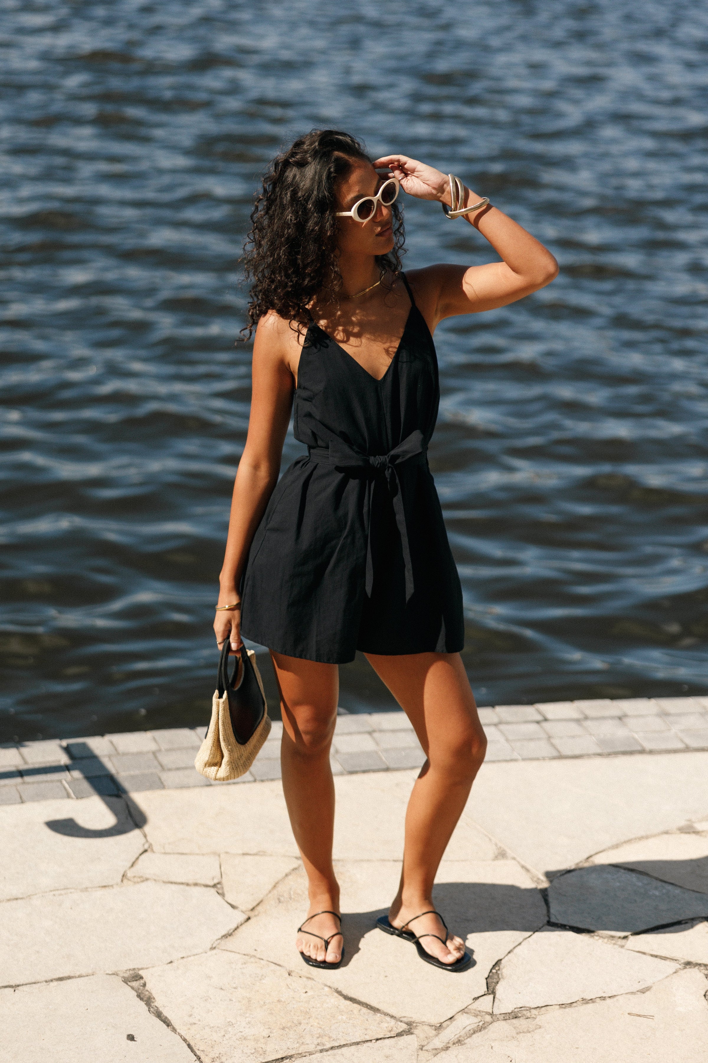 PLAYSUITS @Laddie Playsuit - Black (Hold for Euro Summer)