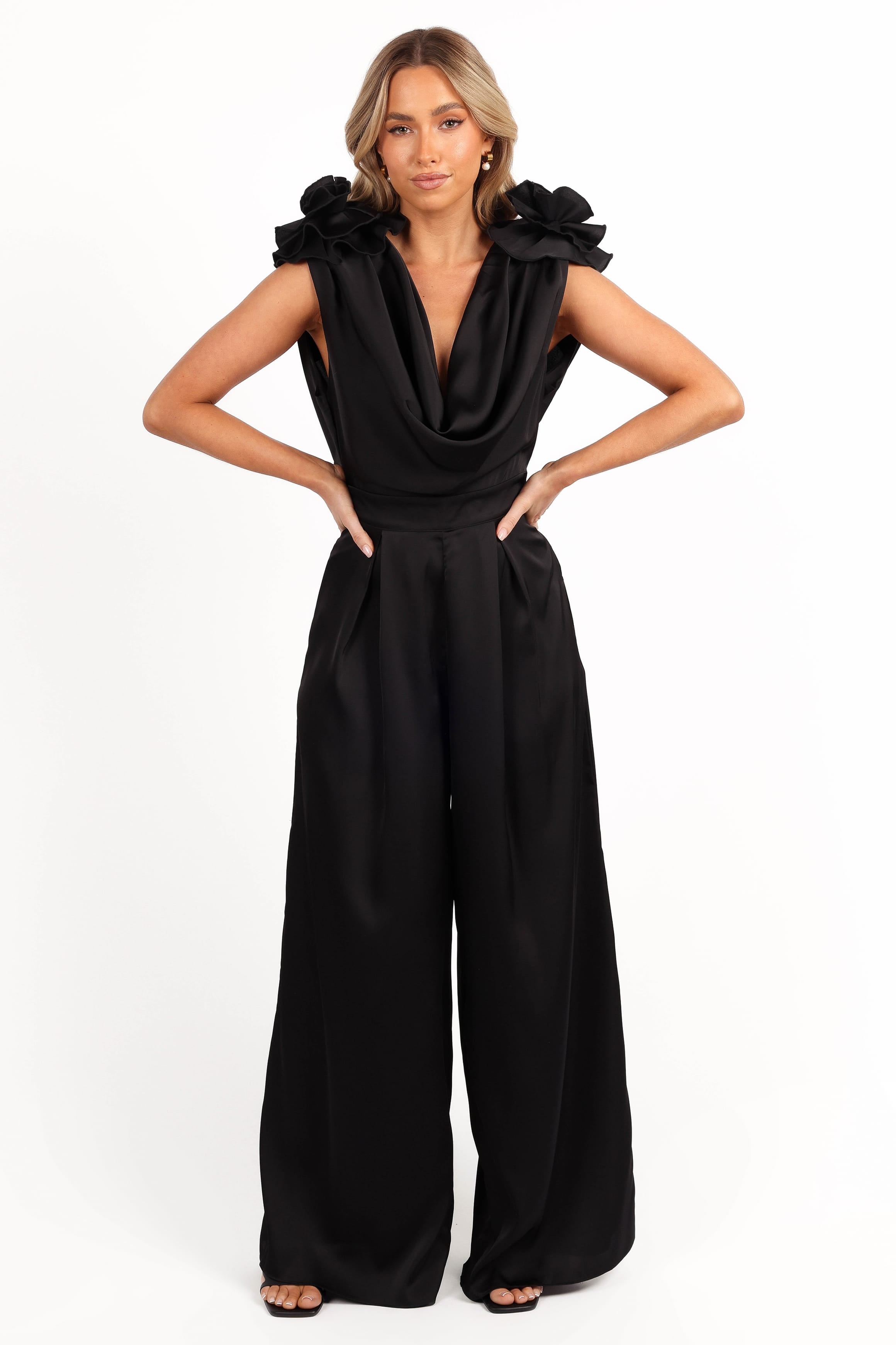PLAYSUITS Larissa Jumpsuit - Black