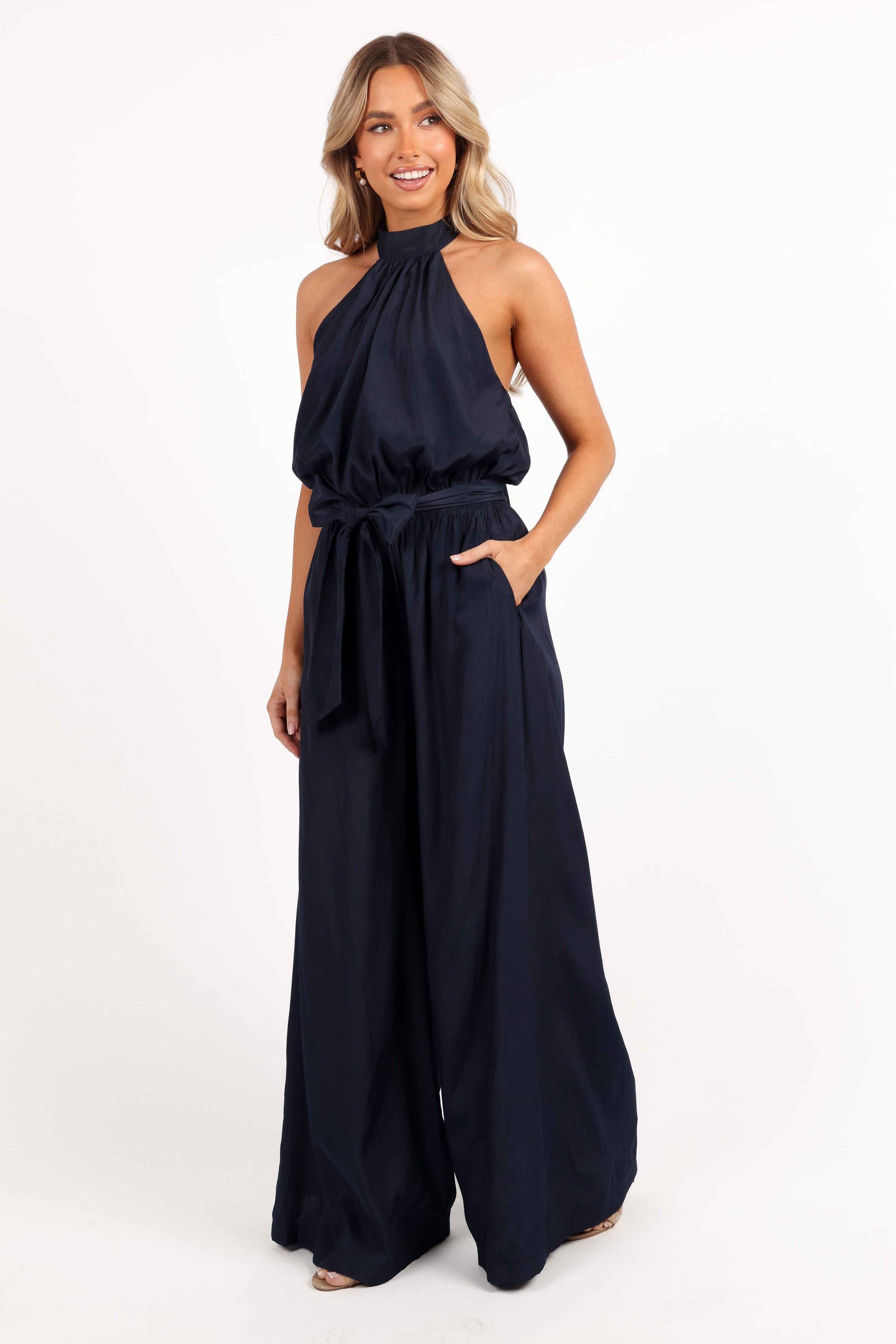 PLAYSUITS Lelia Jumpsuit - Navy