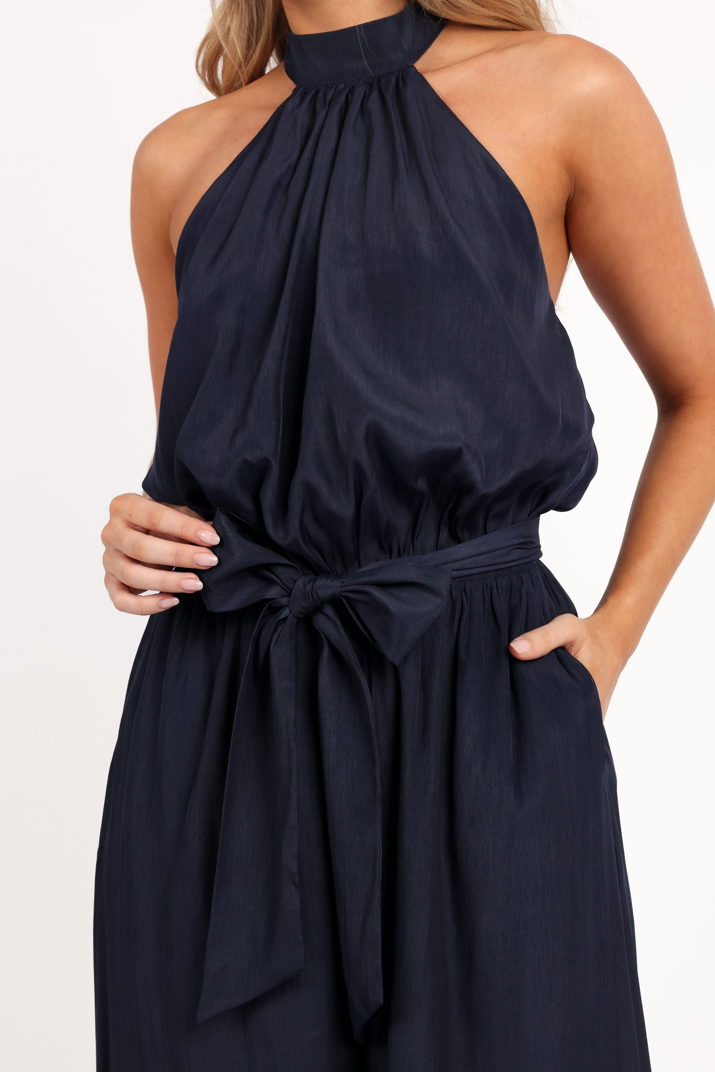 PLAYSUITS Lelia Jumpsuit - Navy