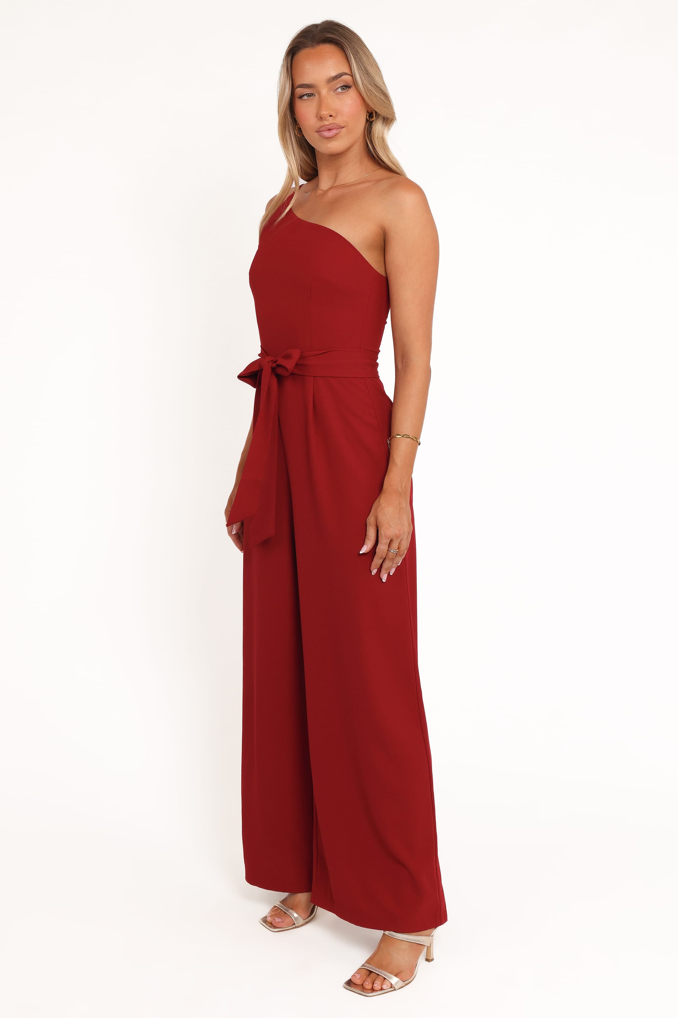 PLAYSUITS Leyton Jumpsuit - Deep Red