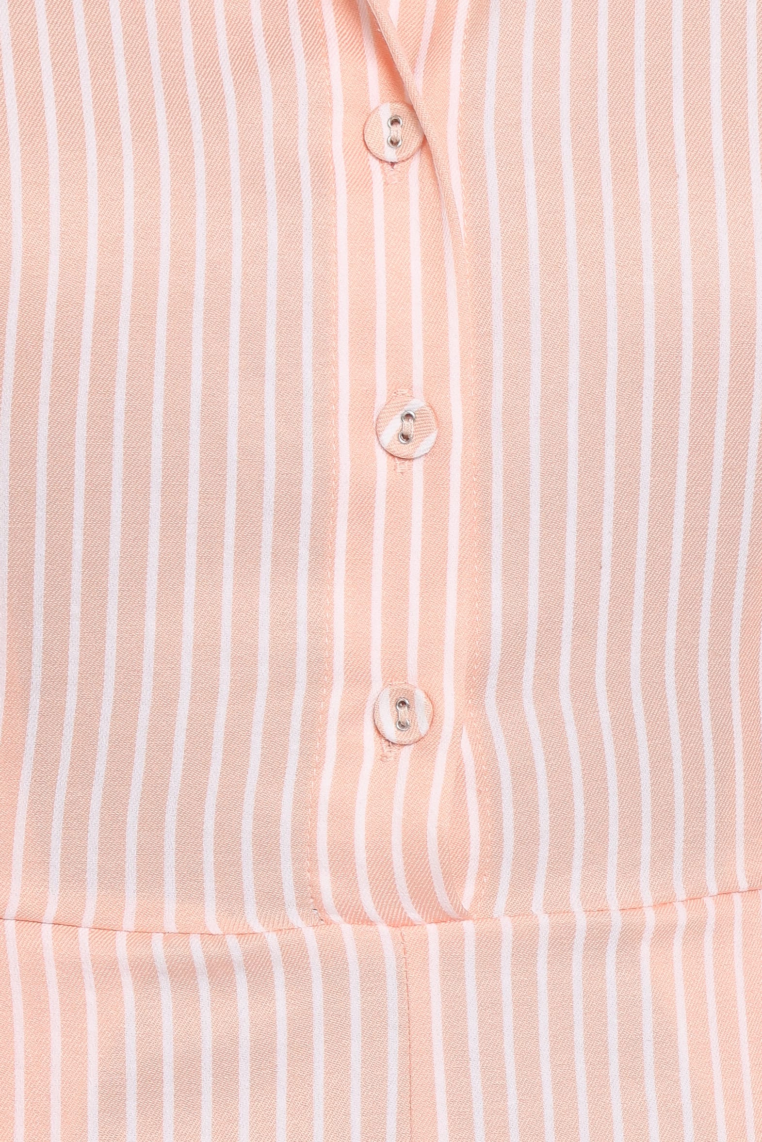 PLAYSUITS Linda Button Up Playsuit - Peach