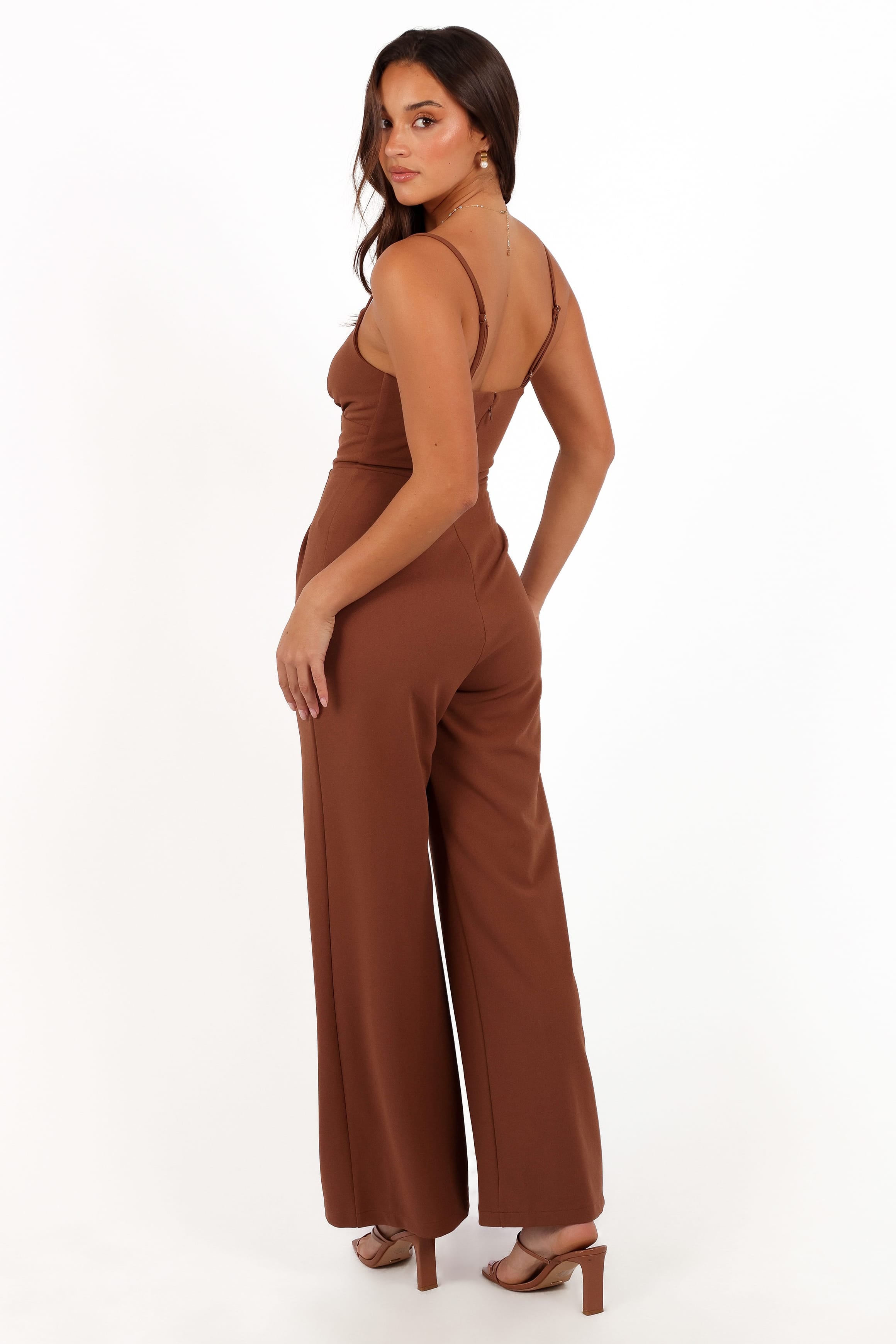 PLAYSUITS Maelle Jumpsuit - Banksia Brown