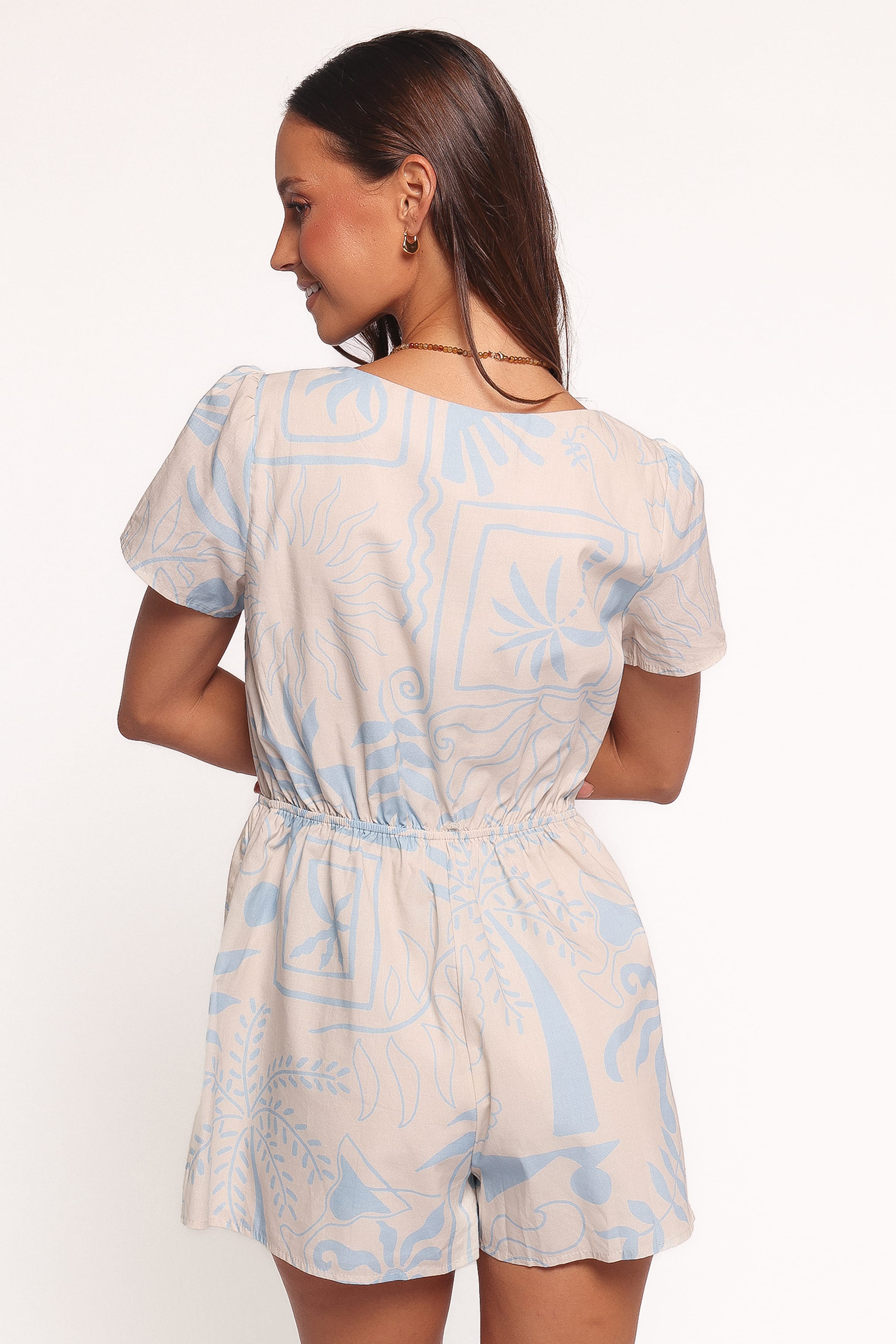PLAYSUITS Maiah Playsuit - Blue Soleil