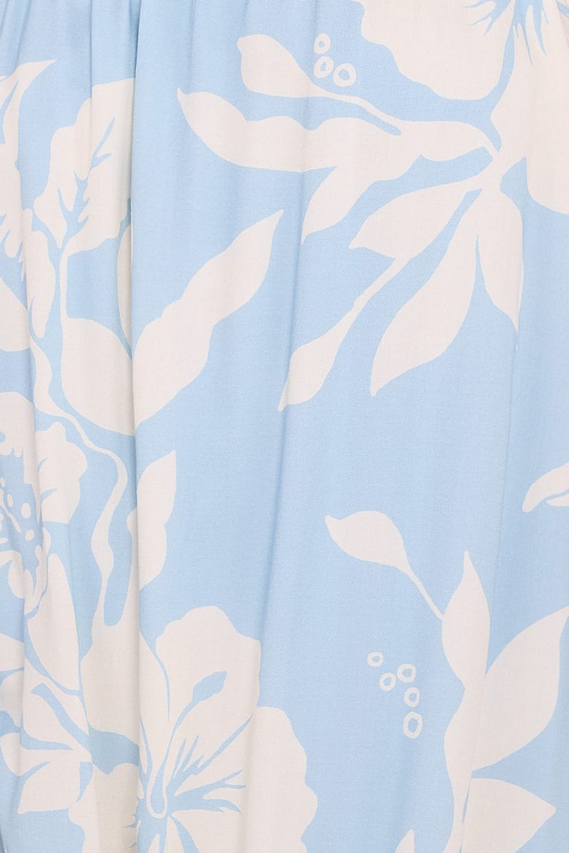 PLAYSUITS Miffy One Shoulder Playsuit - Blue Hibiscus