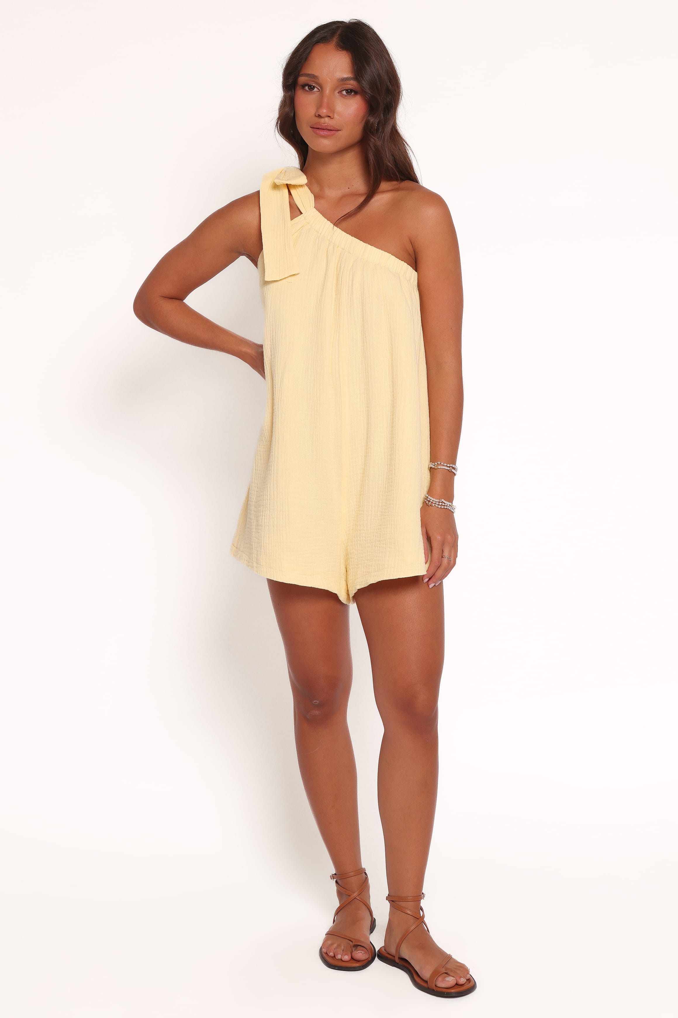 PLAYSUITS Miffy One Shoulder Playsuit - Yellow