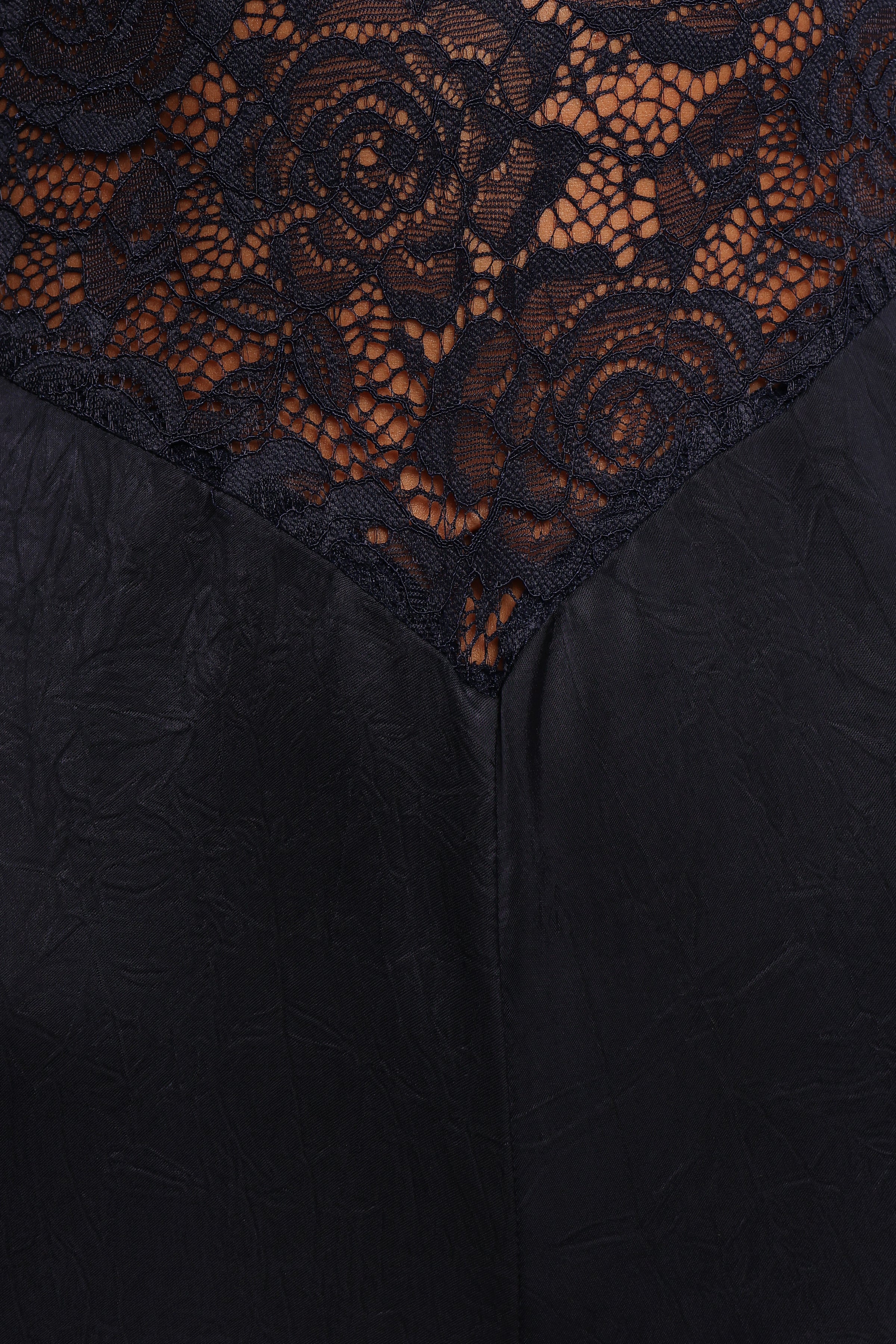PLAYSUITS Milana Lace Inset Jumpsuit - Navy