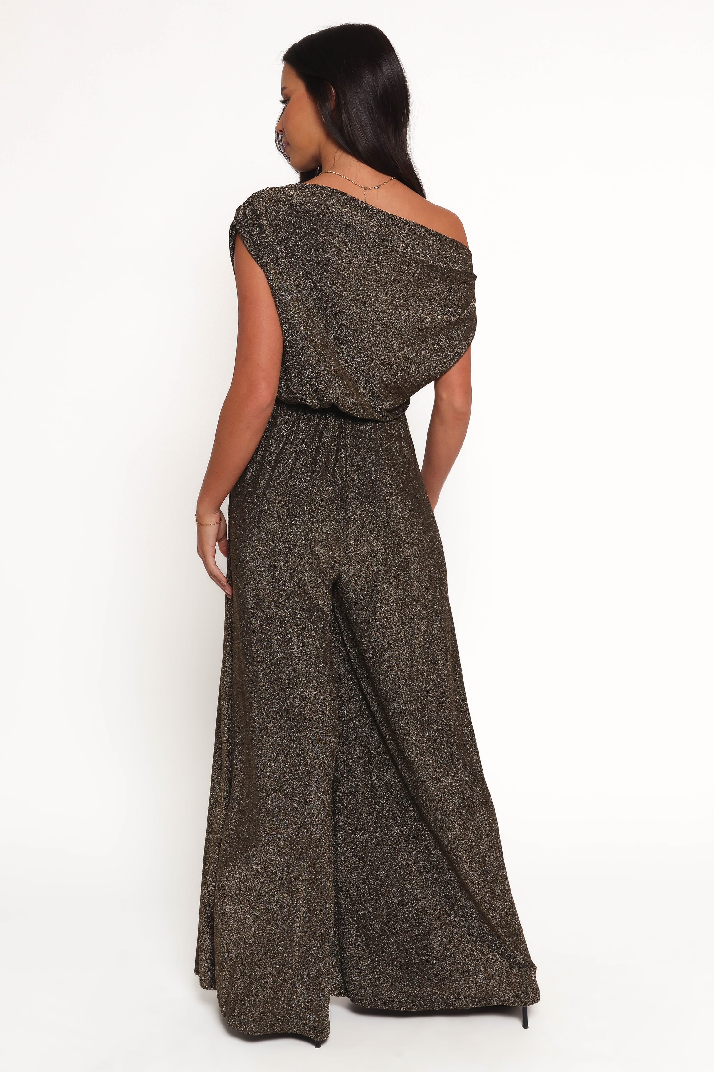 PLAYSUITS Noelle Jumpsuit - Gold Black