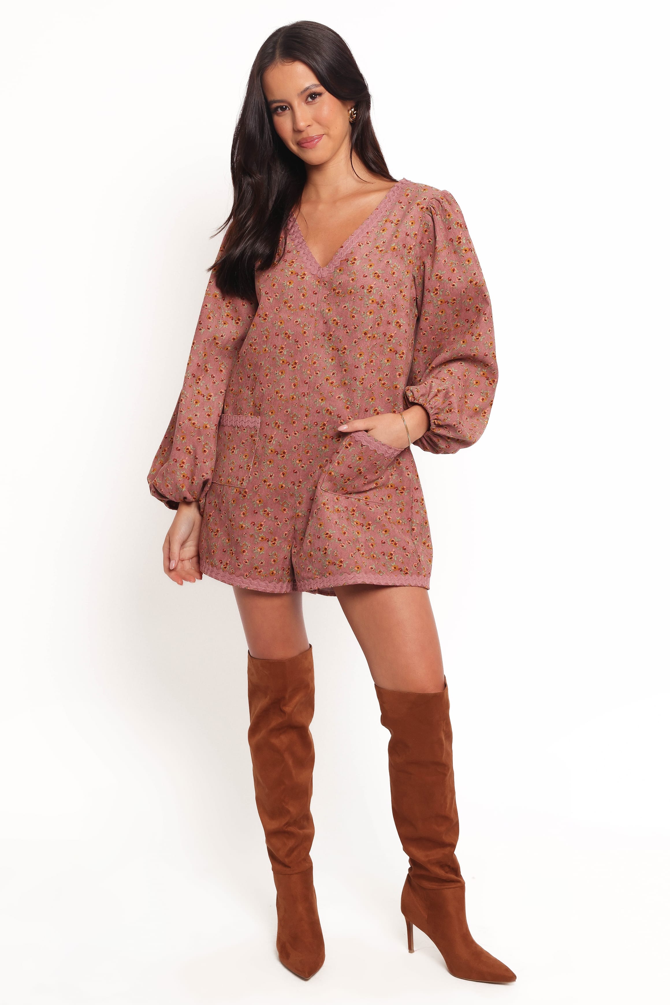 PLAYSUITS Orio Playsuit - Mauve Multi
