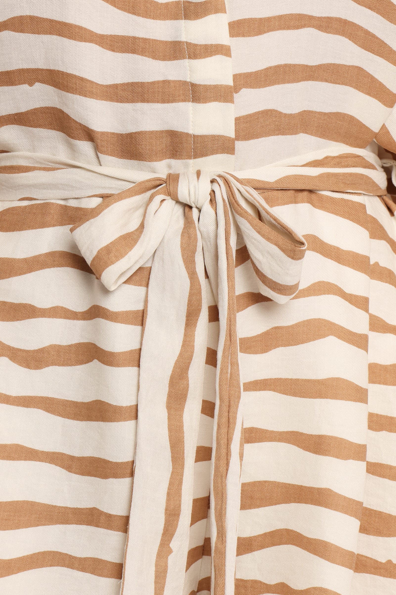 PLAYSUITS Peppiatt Batwing Playsuit - Tan Stripe