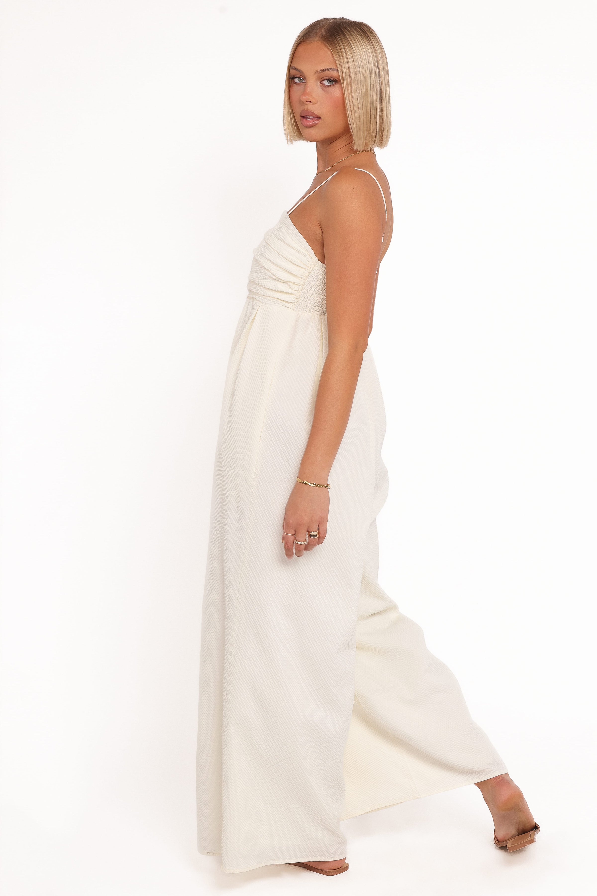 PLAYSUITS Pricilla Jumpsuit - Butter