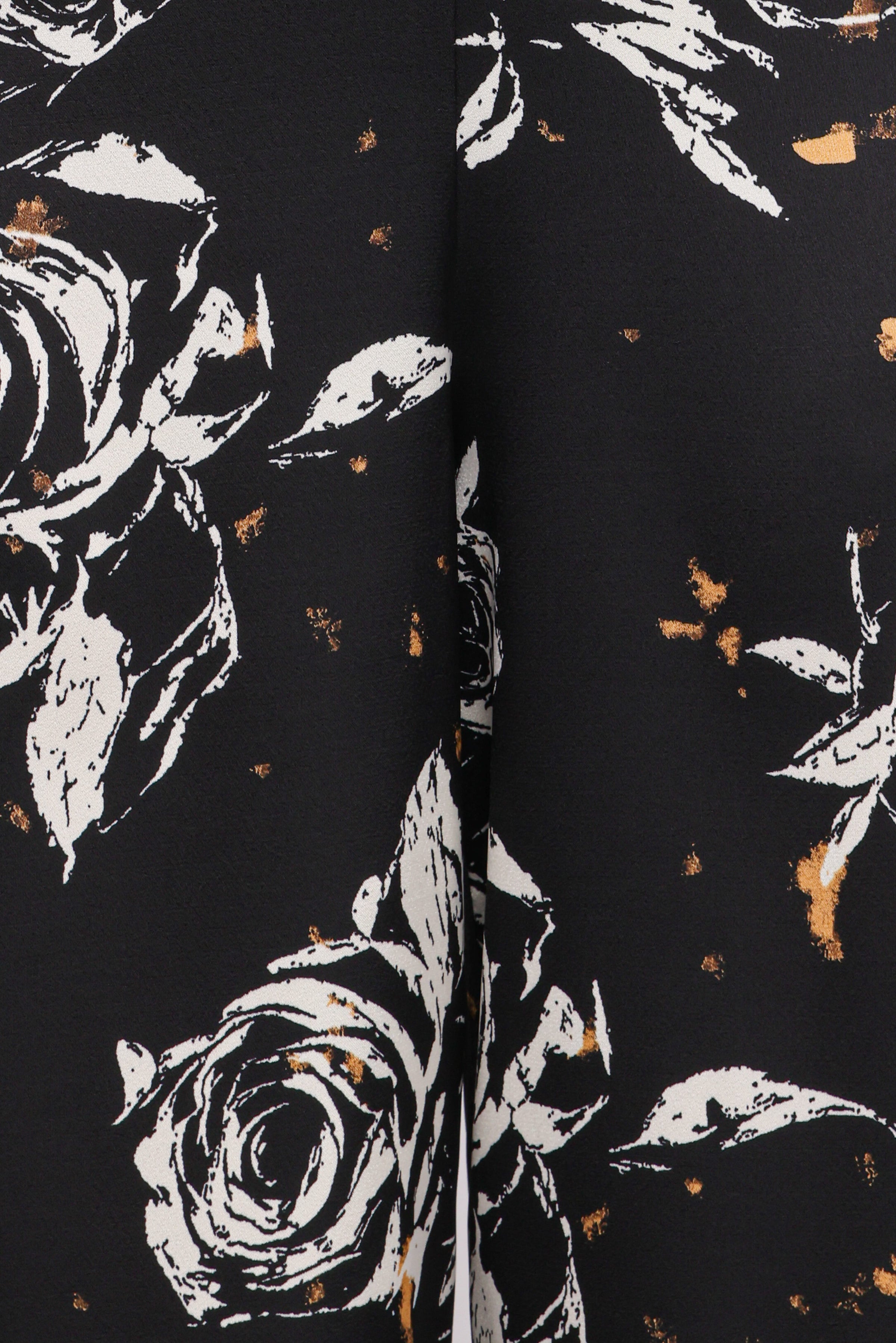 PLAYSUITS Raelynn Halter Jumpsuit - Black Floral