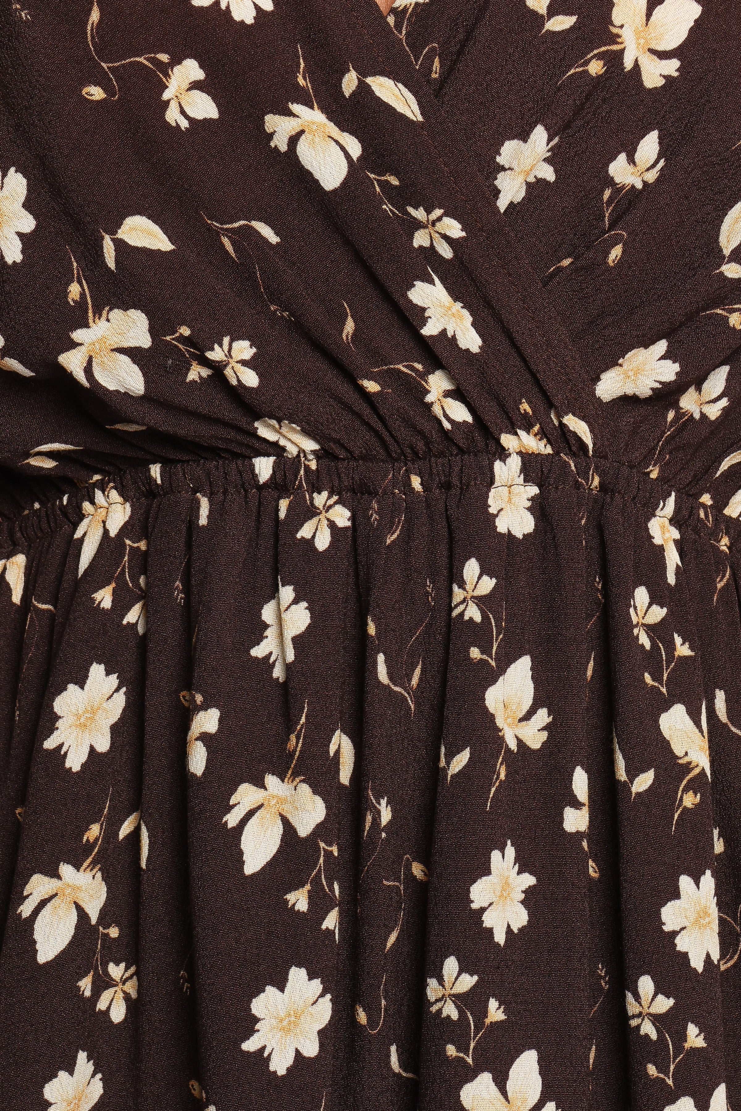 PLAYSUITS Raschelle Playsuit - Brown Ditsy