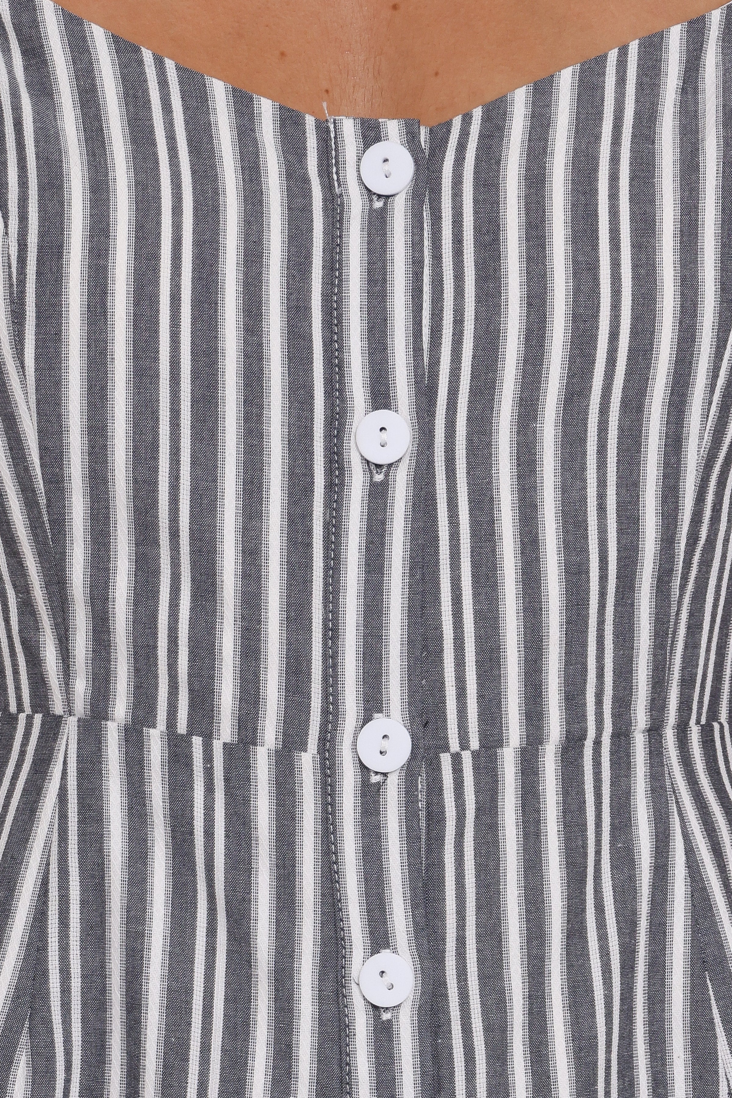 PLAYSUITS Reesa Playsuit - Smoke Stripe