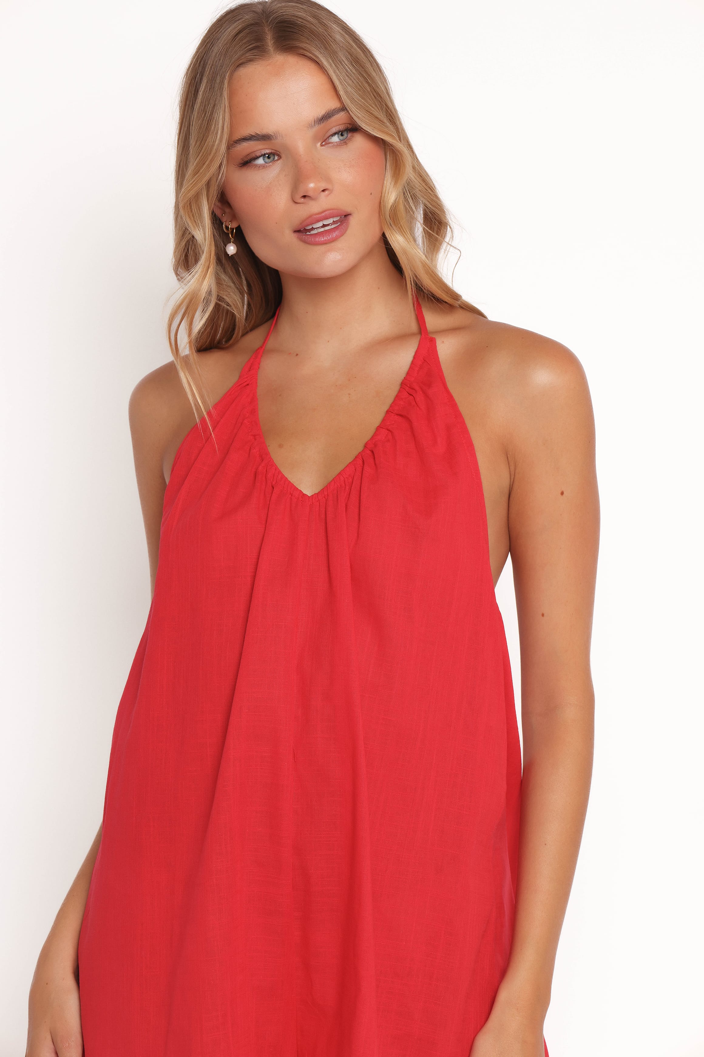 PLAYSUITS Renata Halter Playsuit - Red