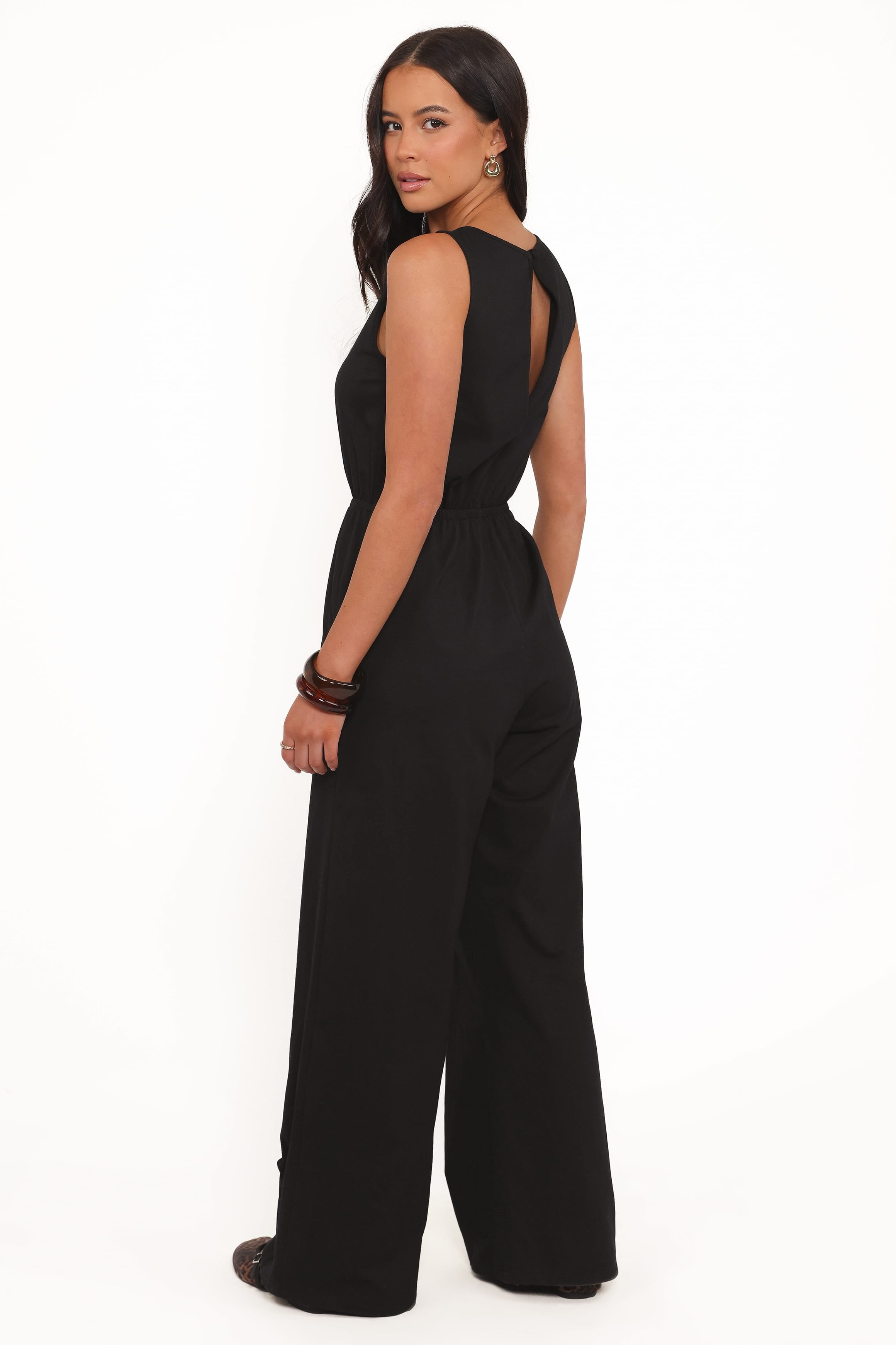 PLAYSUITS Sansa Stretch Jumpsuit - Black