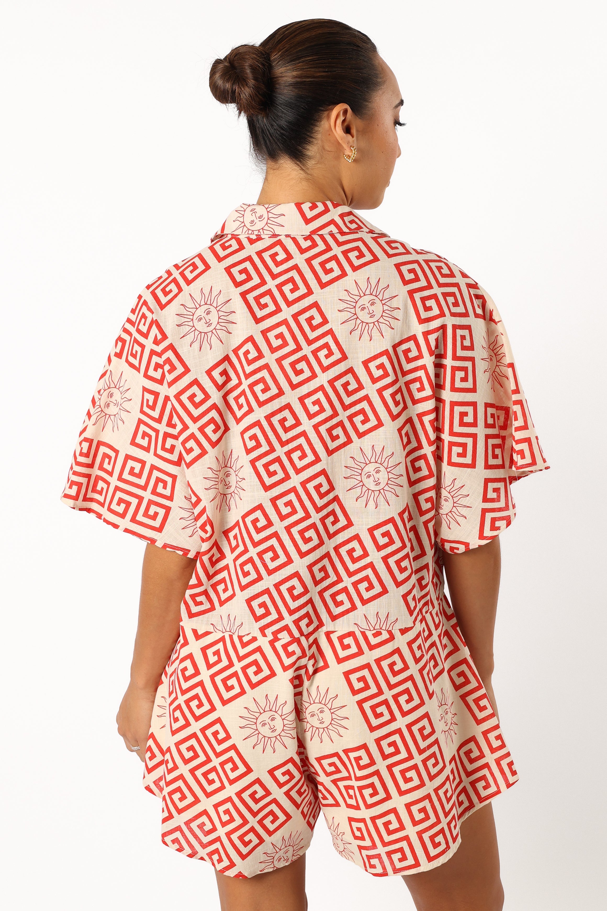 PLAYSUITS @Sebastian Playsuit - Beige Red