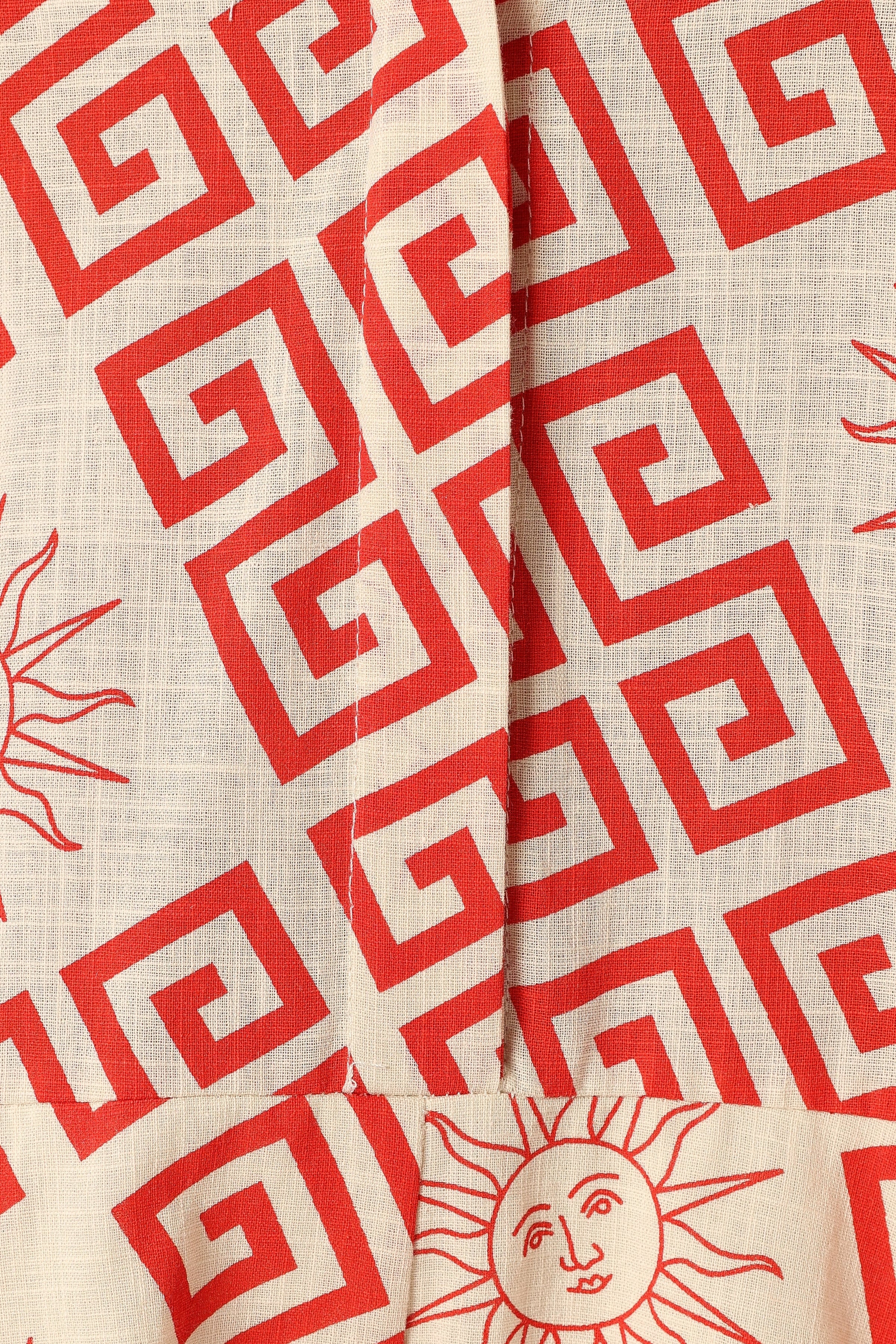 PLAYSUITS @Sebastian Playsuit - Beige Red