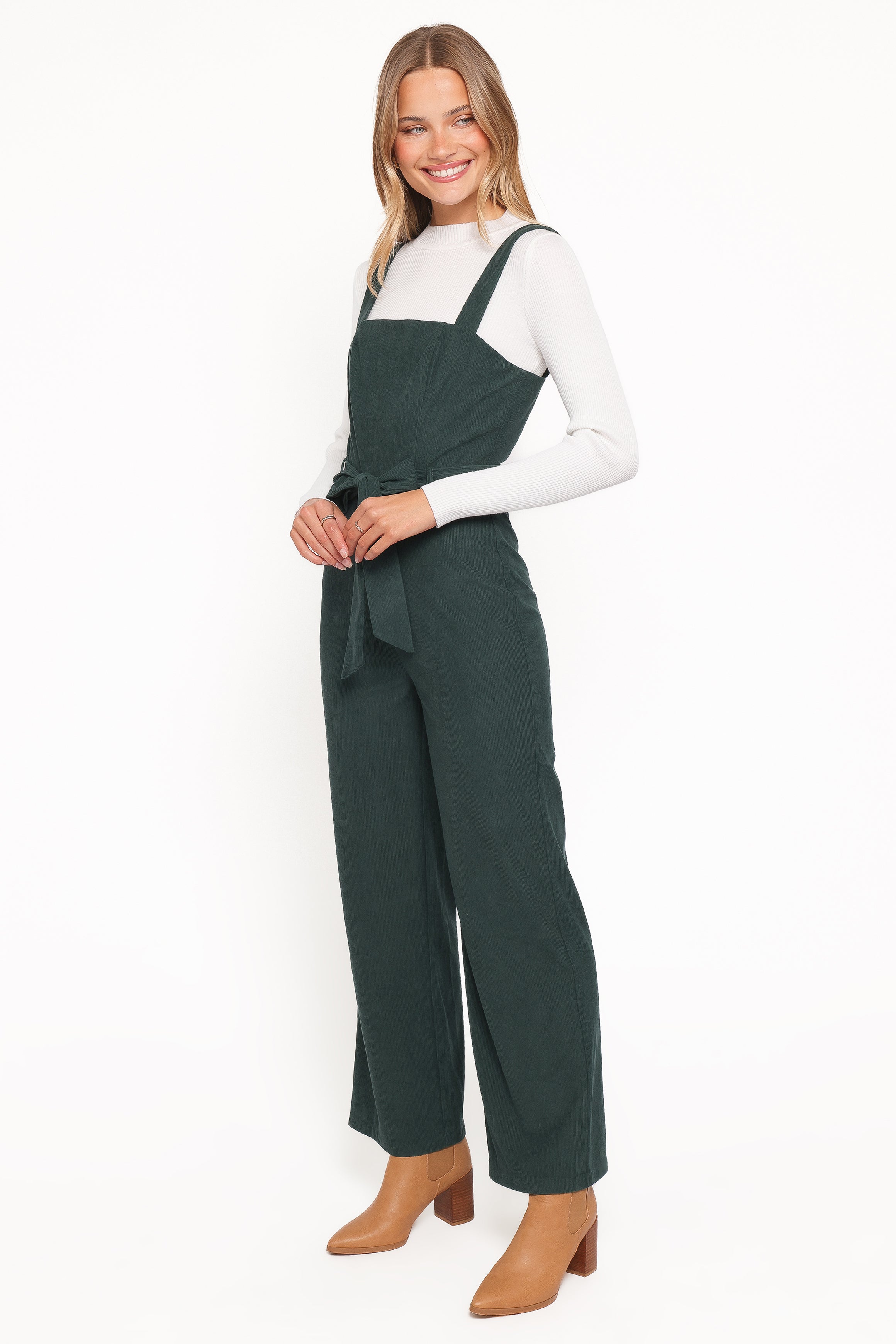 PLAYSUITS Selene Corduroy Jumpsuit - Green