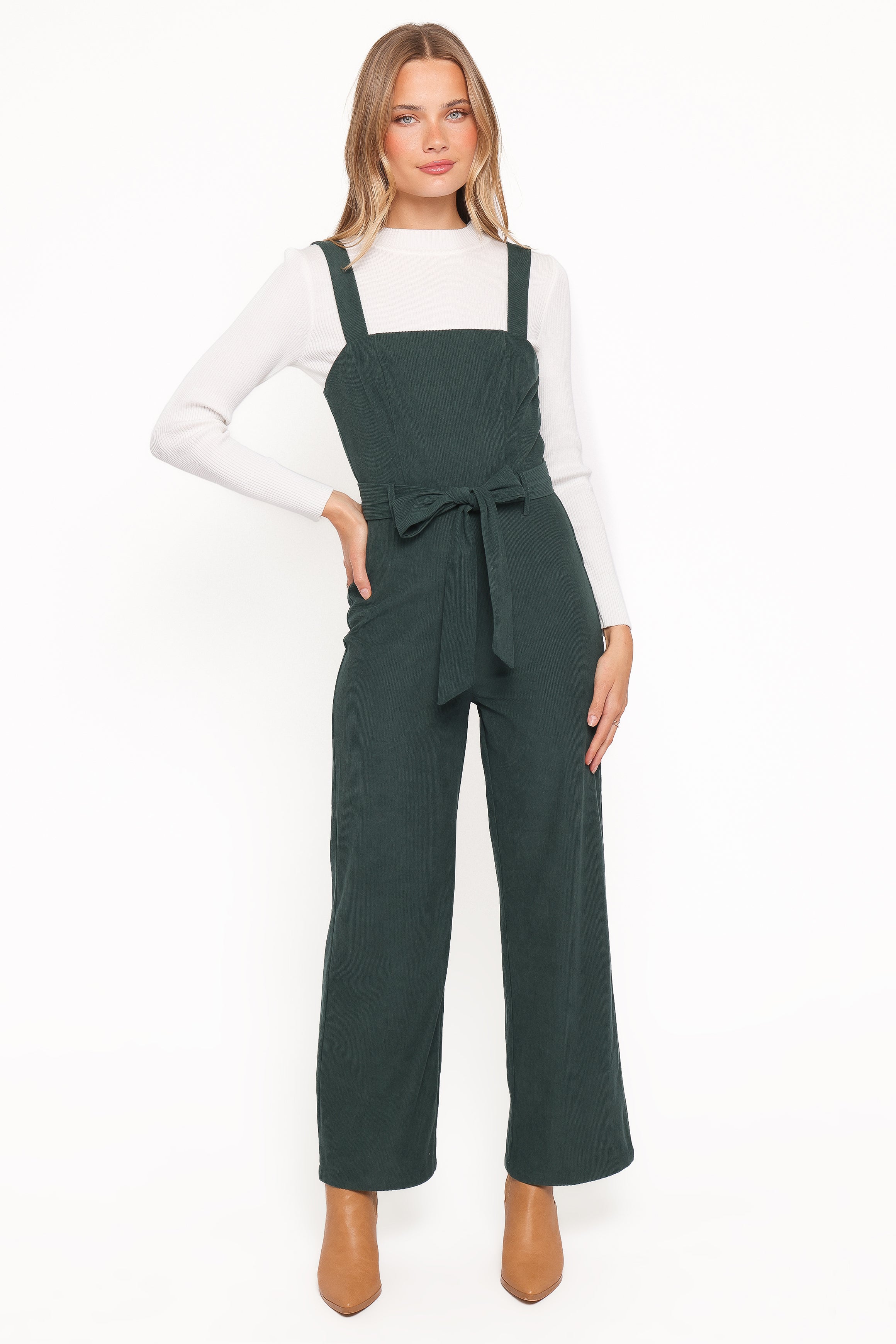 PLAYSUITS Selene Corduroy Jumpsuit - Green