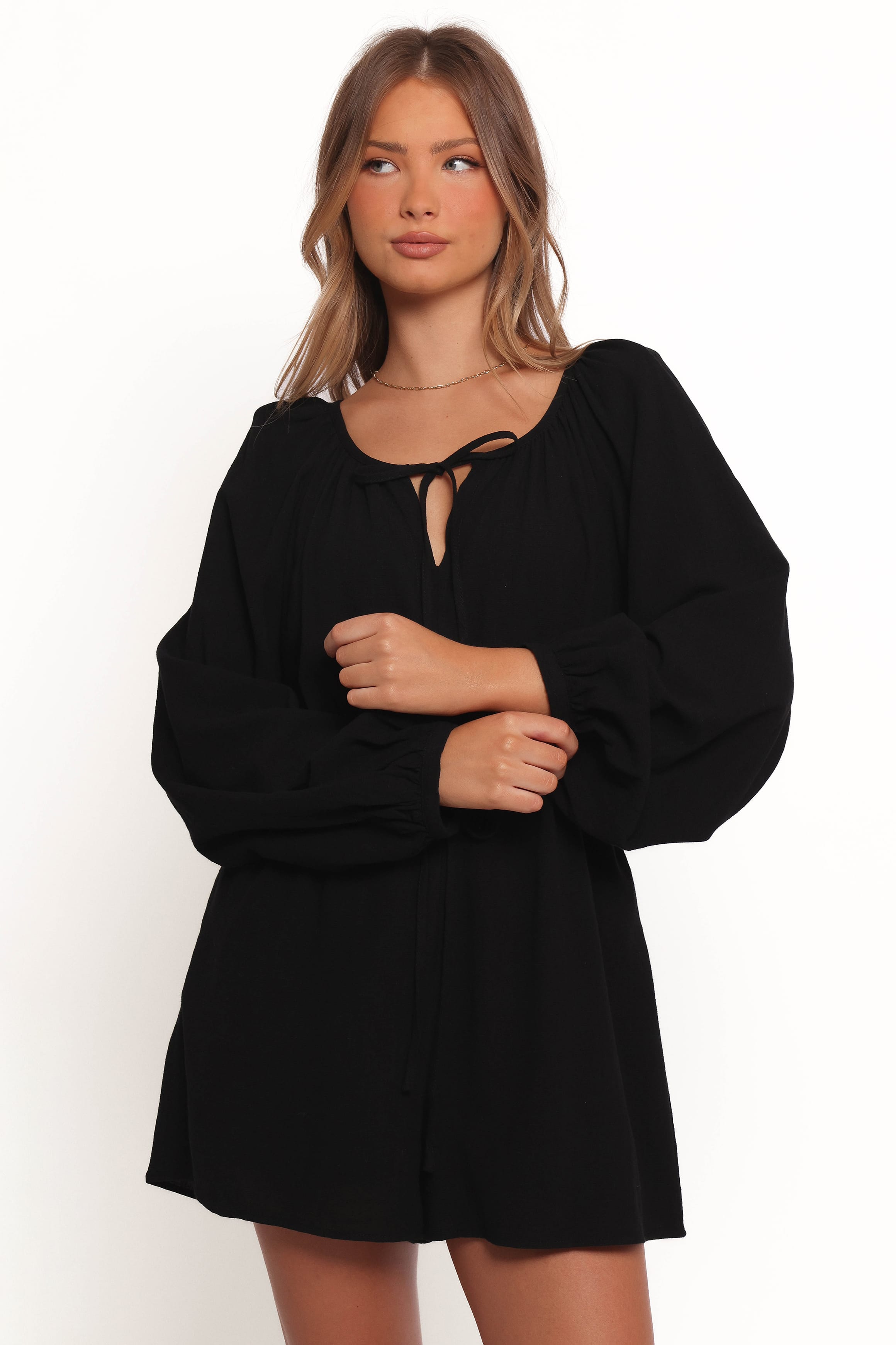 PLAYSUITS Shyre Tie Waist Playsuit - Black