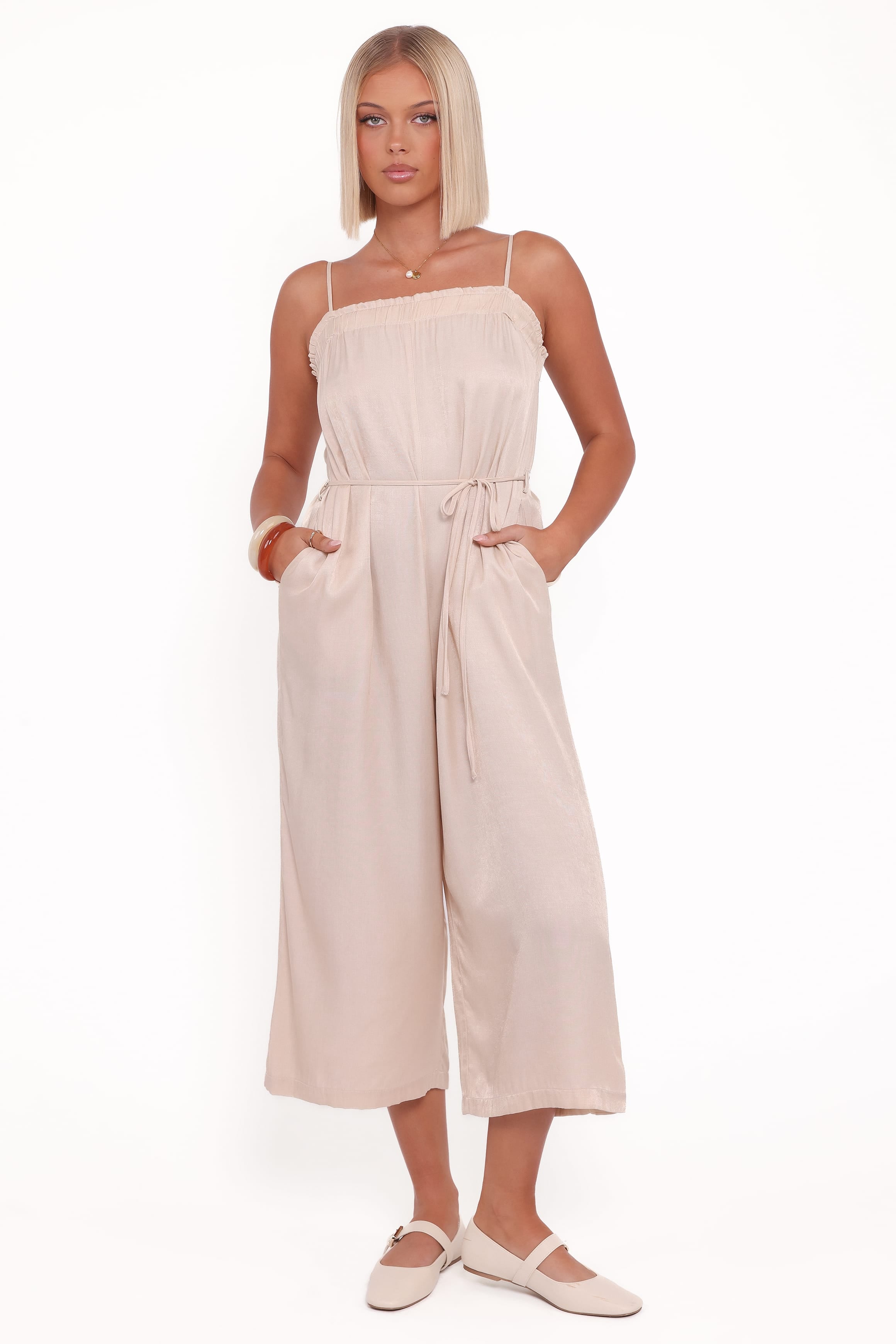 PLAYSUITS Silvia Jumpsuit - Beige