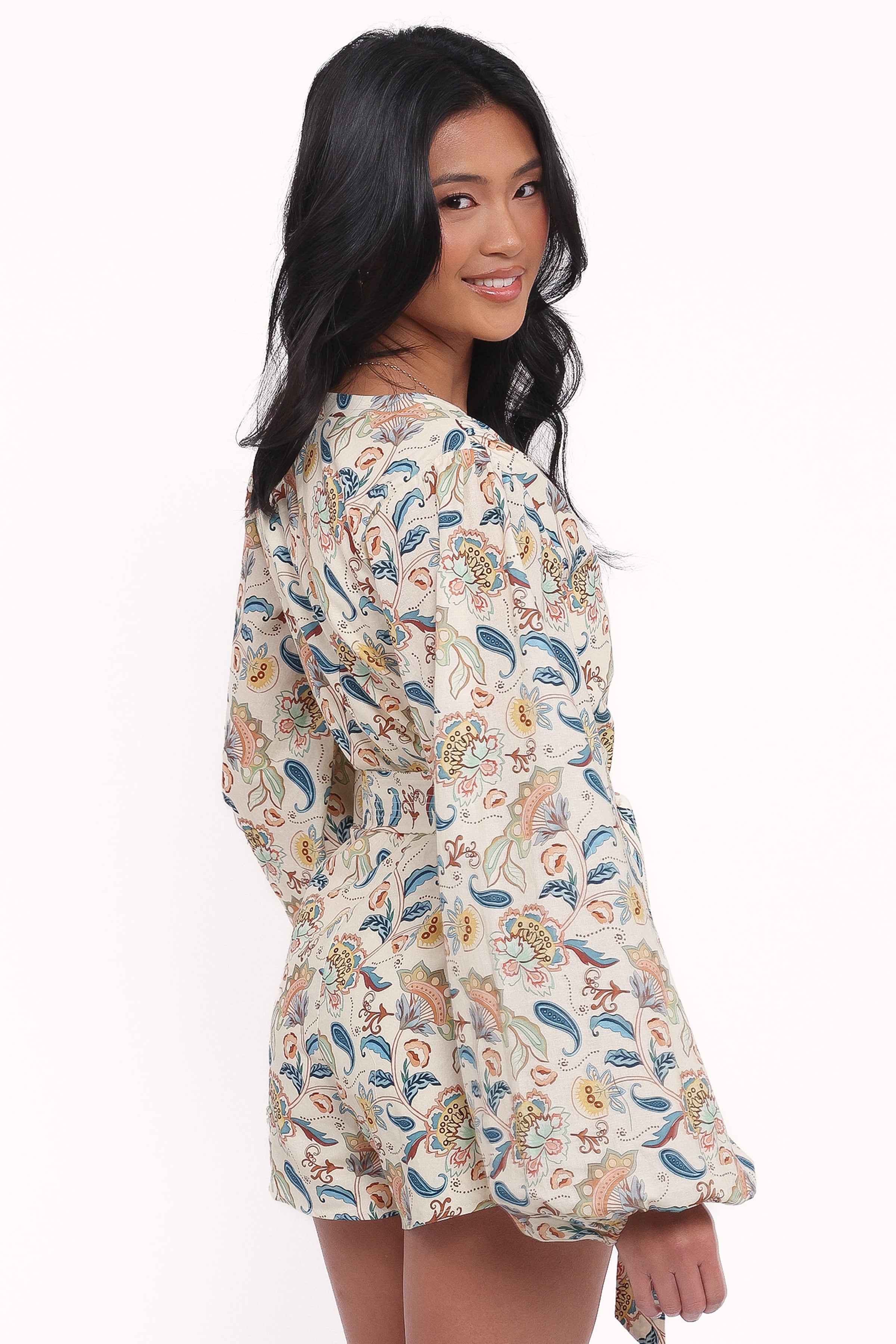 PLAYSUITS Soul Belted Playsuit - Paisley